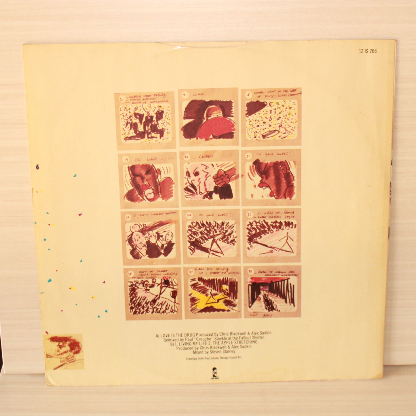Grace Jones : Love Is The Drug (12",45 RPM,Stereo)