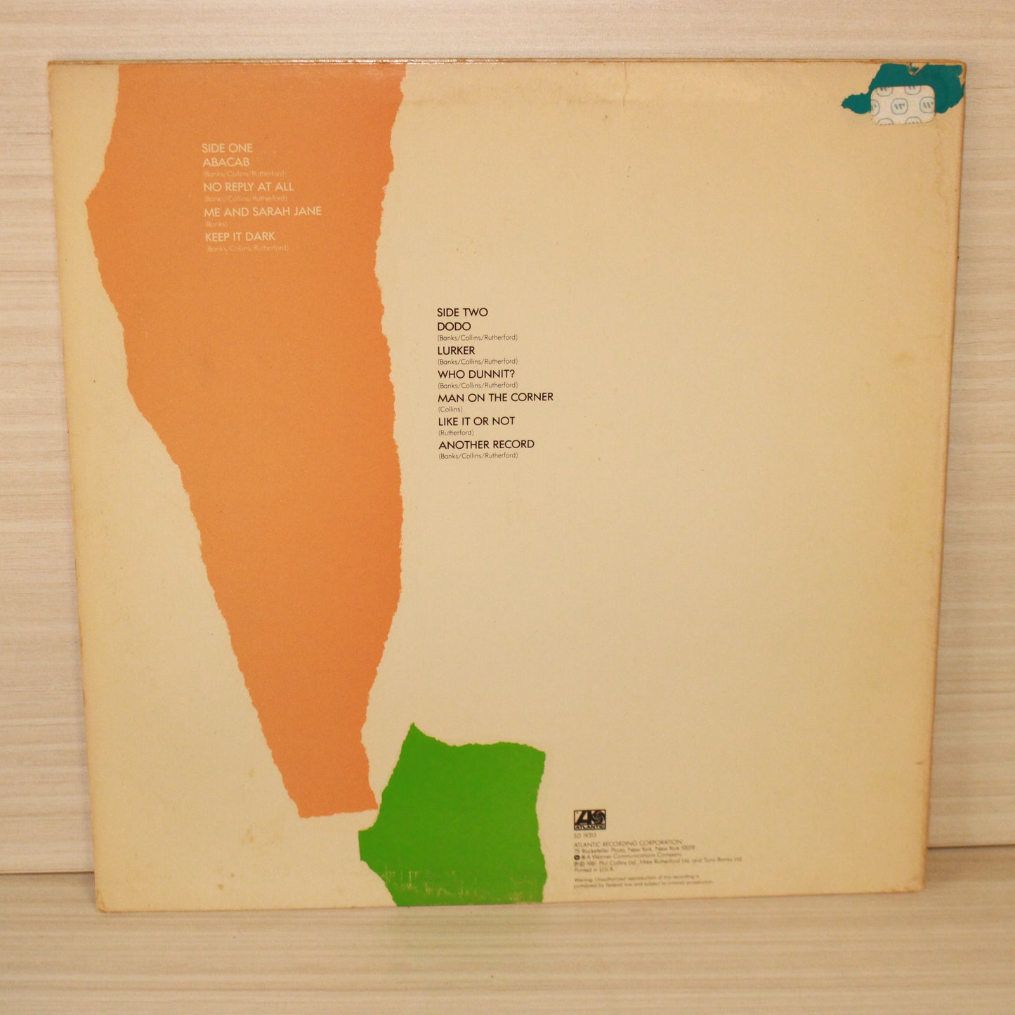 Genesis : Abacab (LP,Album,Stereo)