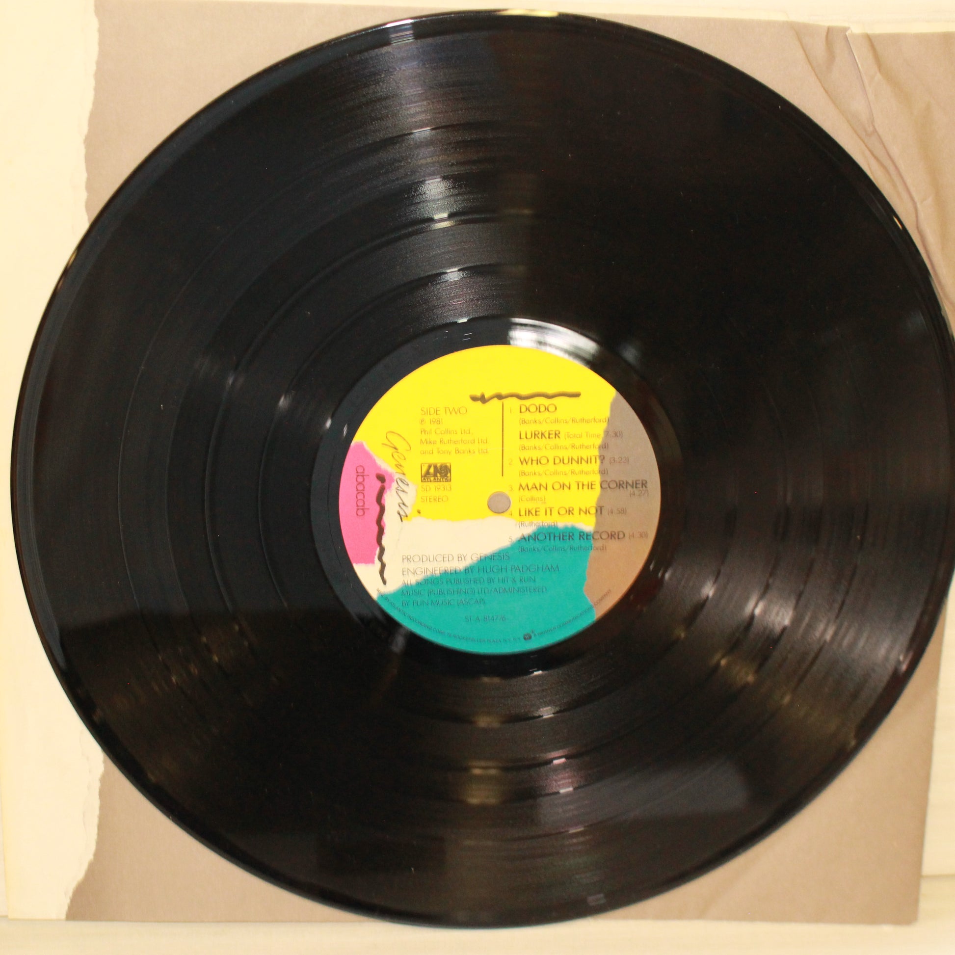 Genesis : Abacab (LP,Album,Stereo)