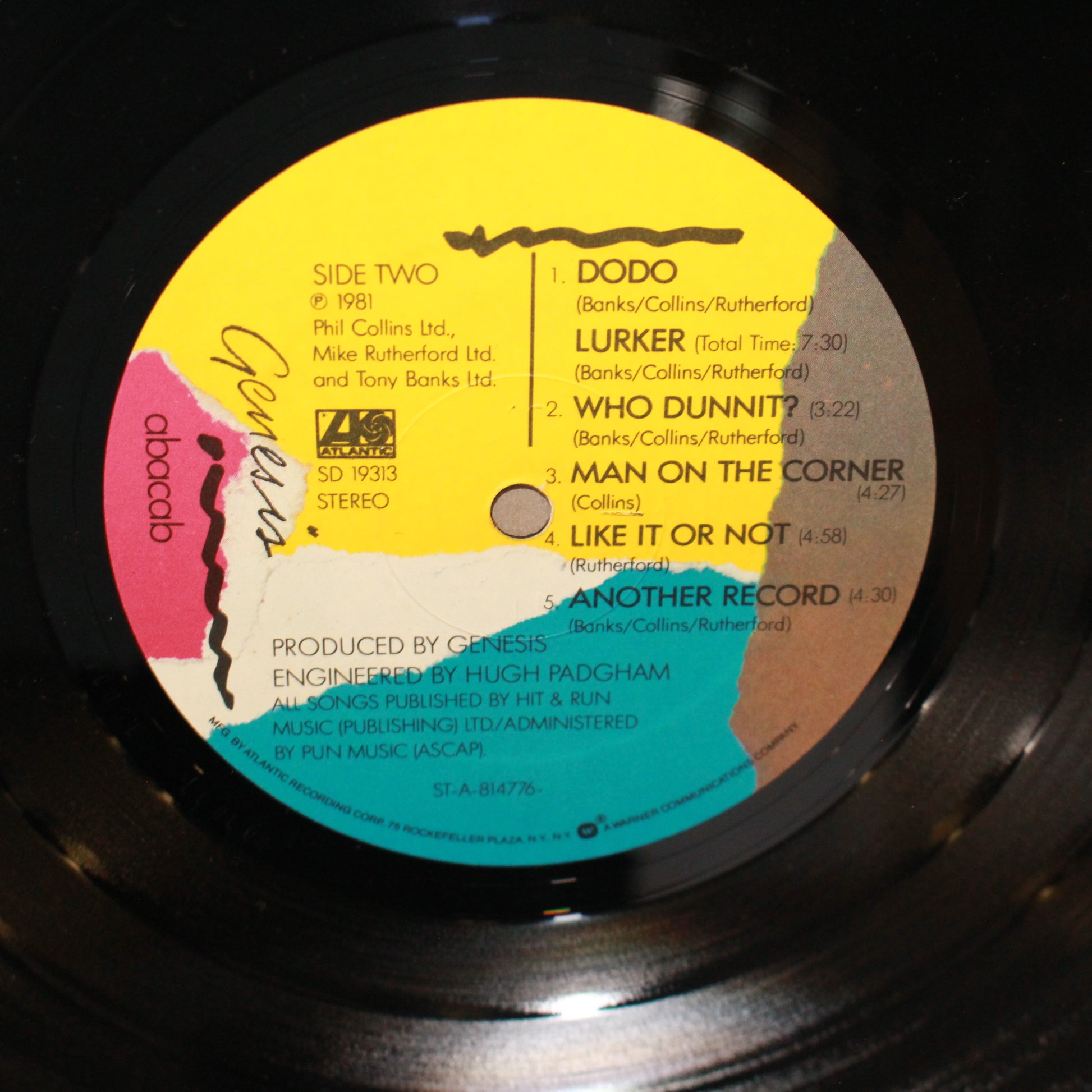 Genesis : Abacab (LP,Album,Stereo)