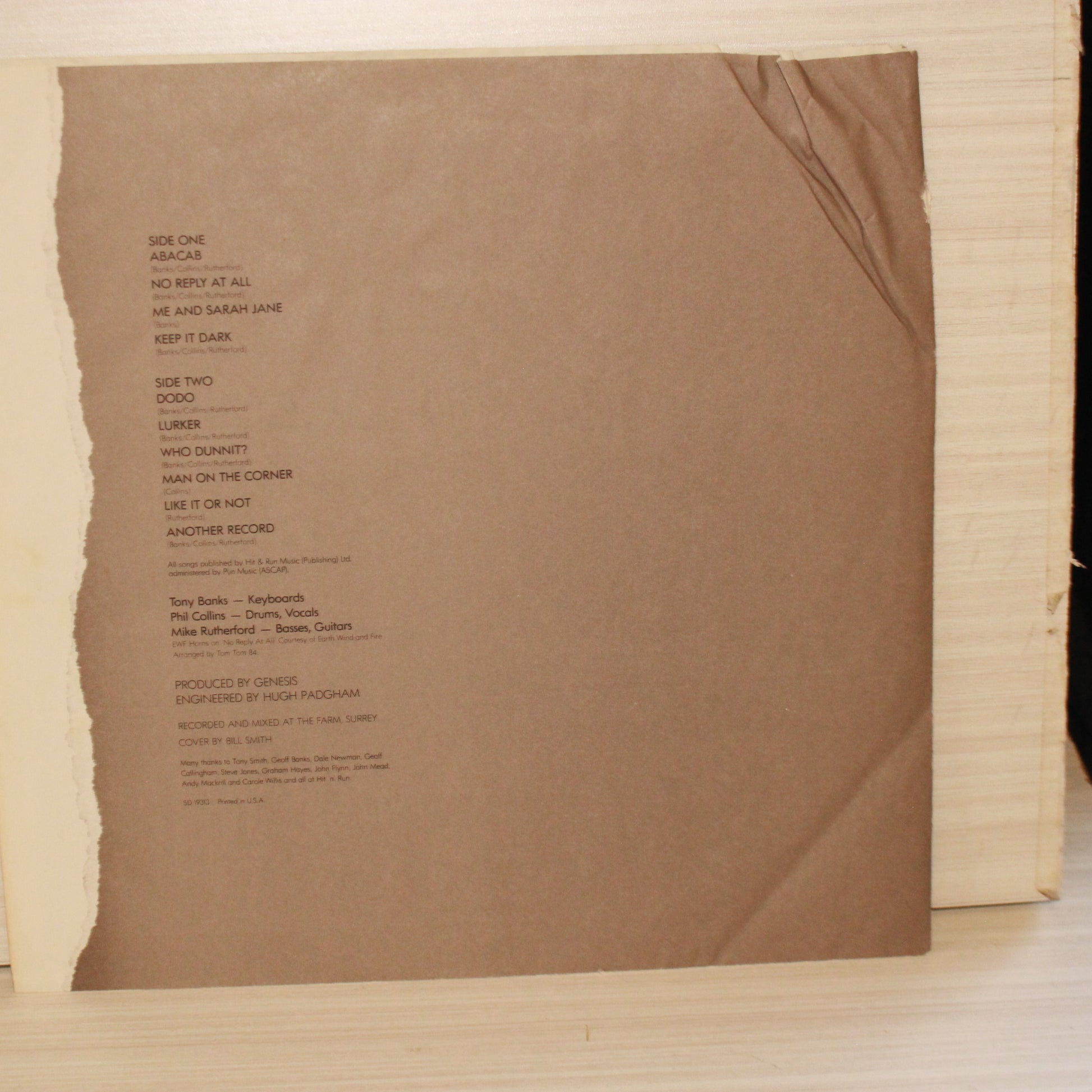 Genesis : Abacab (LP,Album,Stereo)