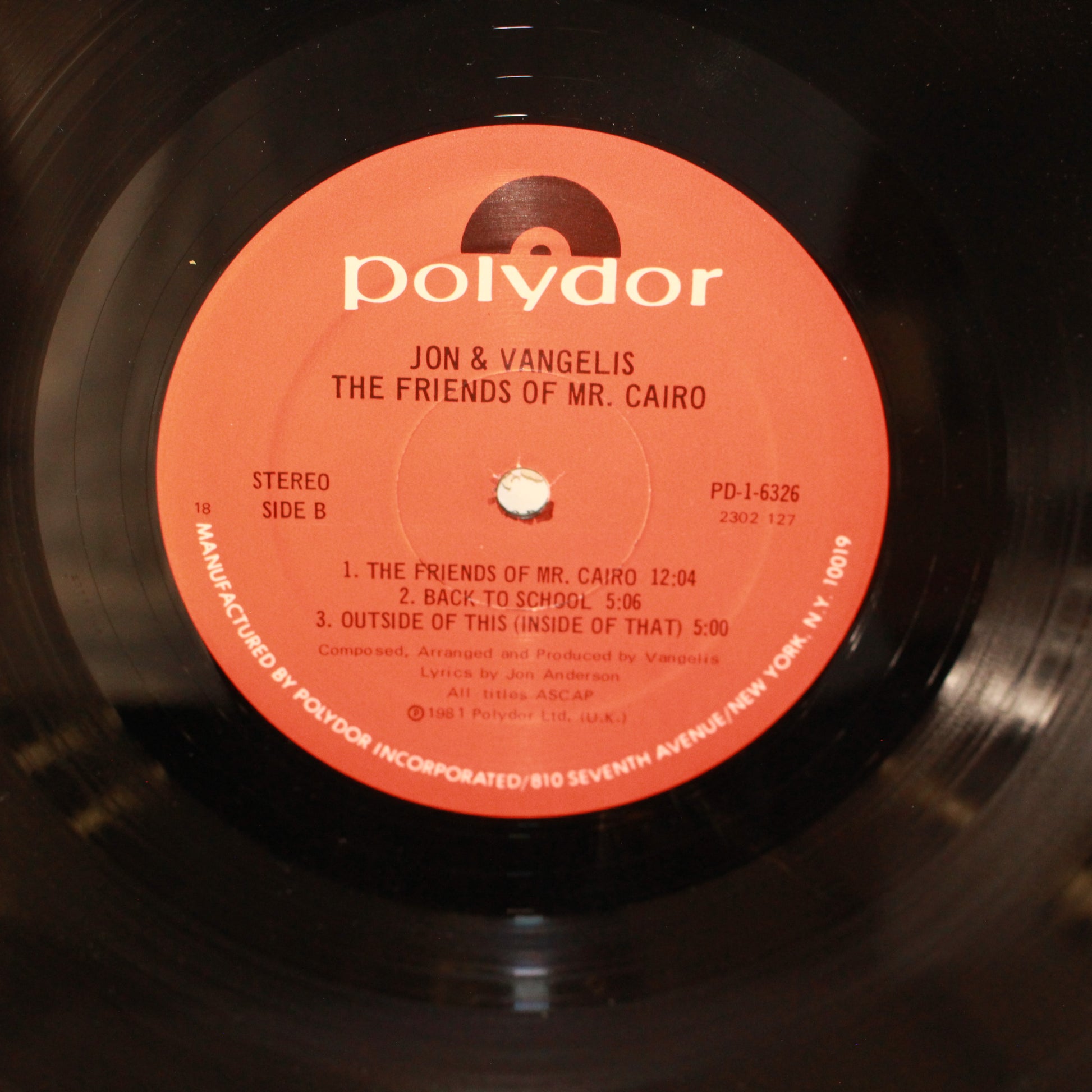 Jon & Vangelis : The Friends Of Mr. Cairo (LP,Album,Reissue)