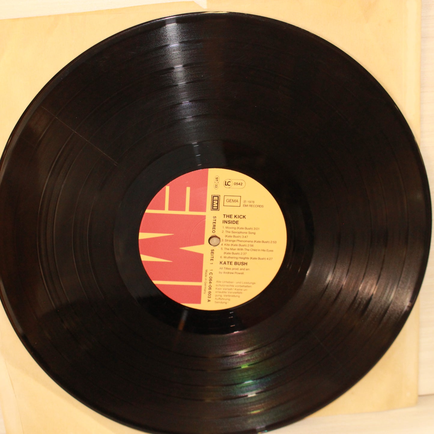 Kate Bush : The Kick Inside (LP,Album,Repress,Stereo)