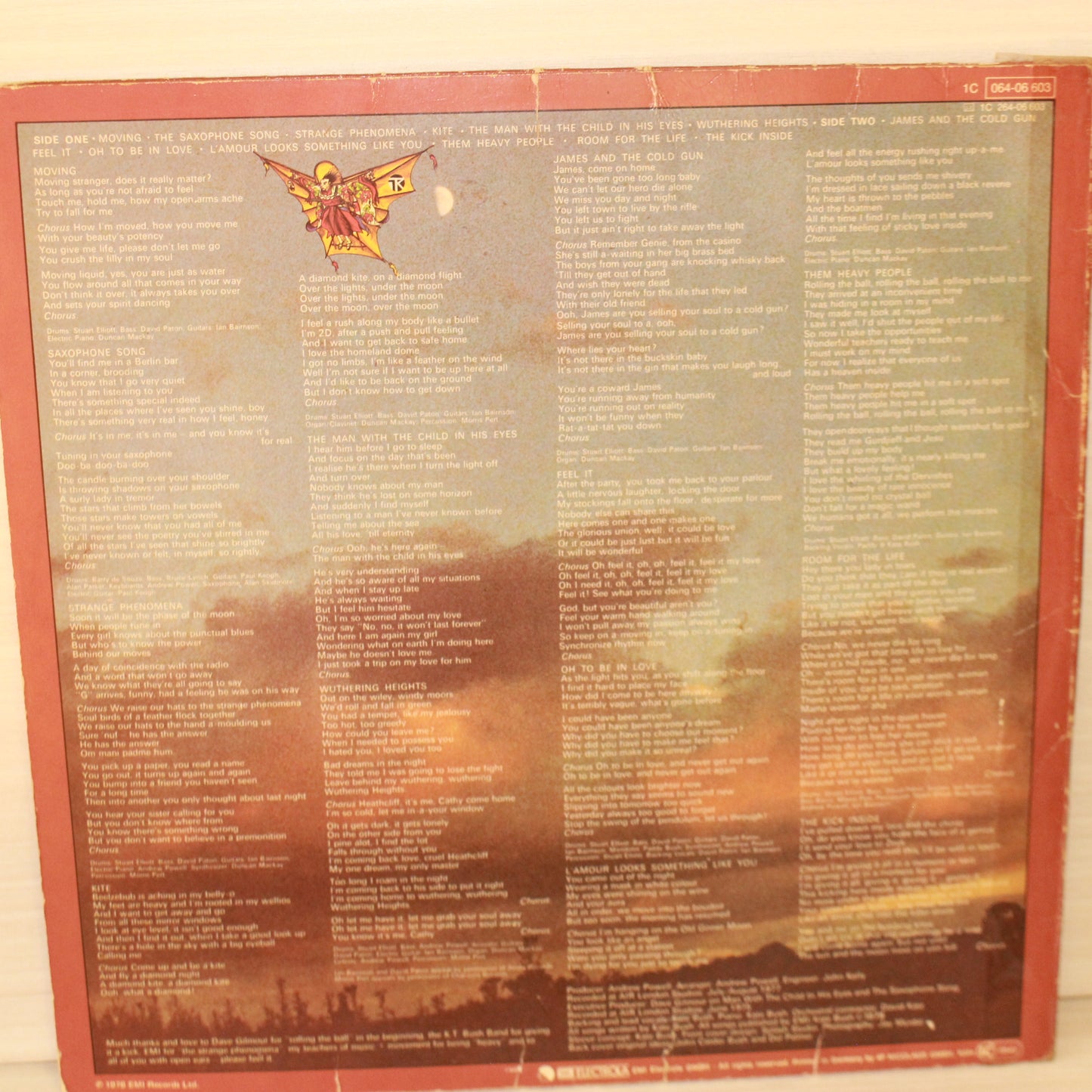 Kate Bush : The Kick Inside (LP,Album,Repress,Stereo)