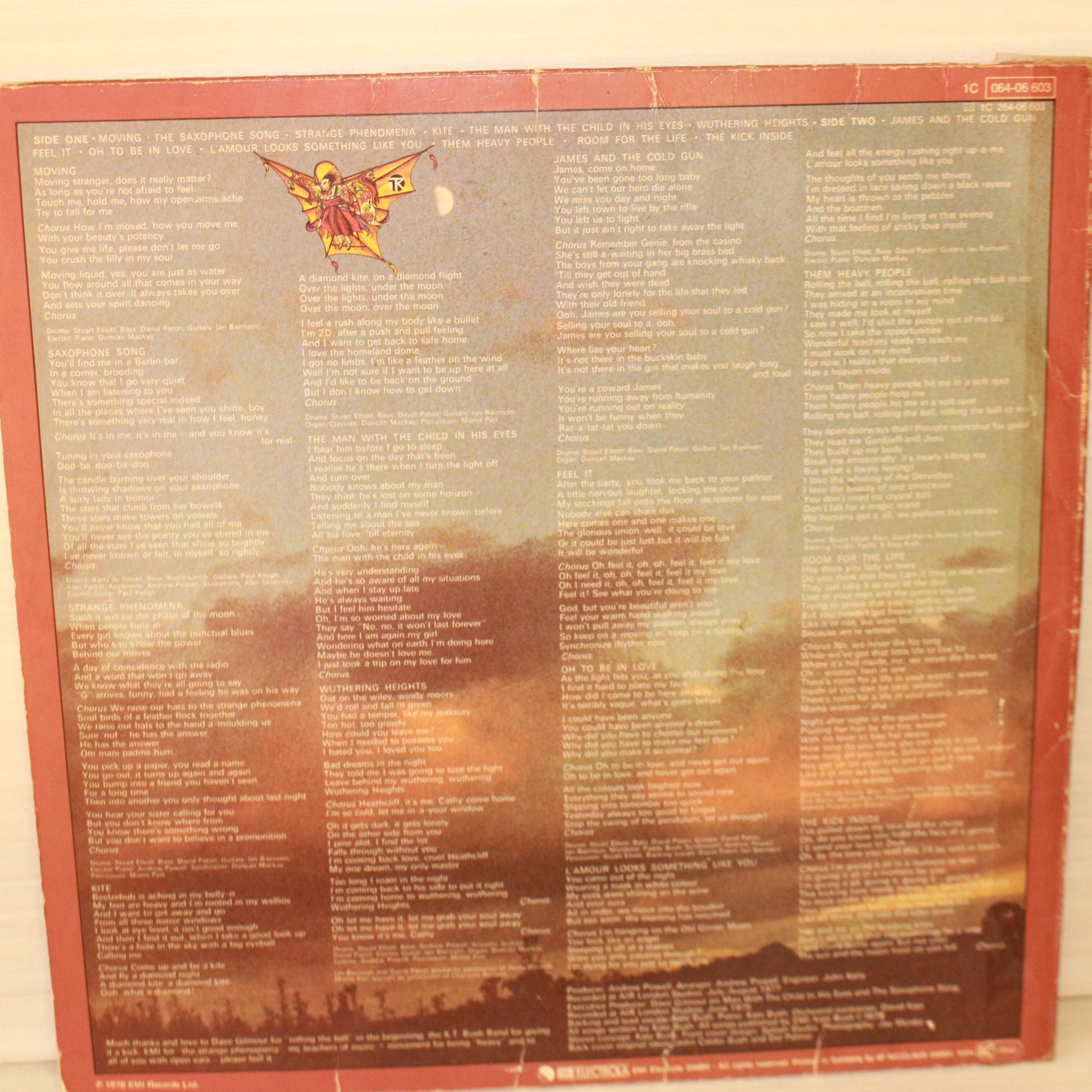 Kate Bush : The Kick Inside (LP,Album,Repress,Stereo)