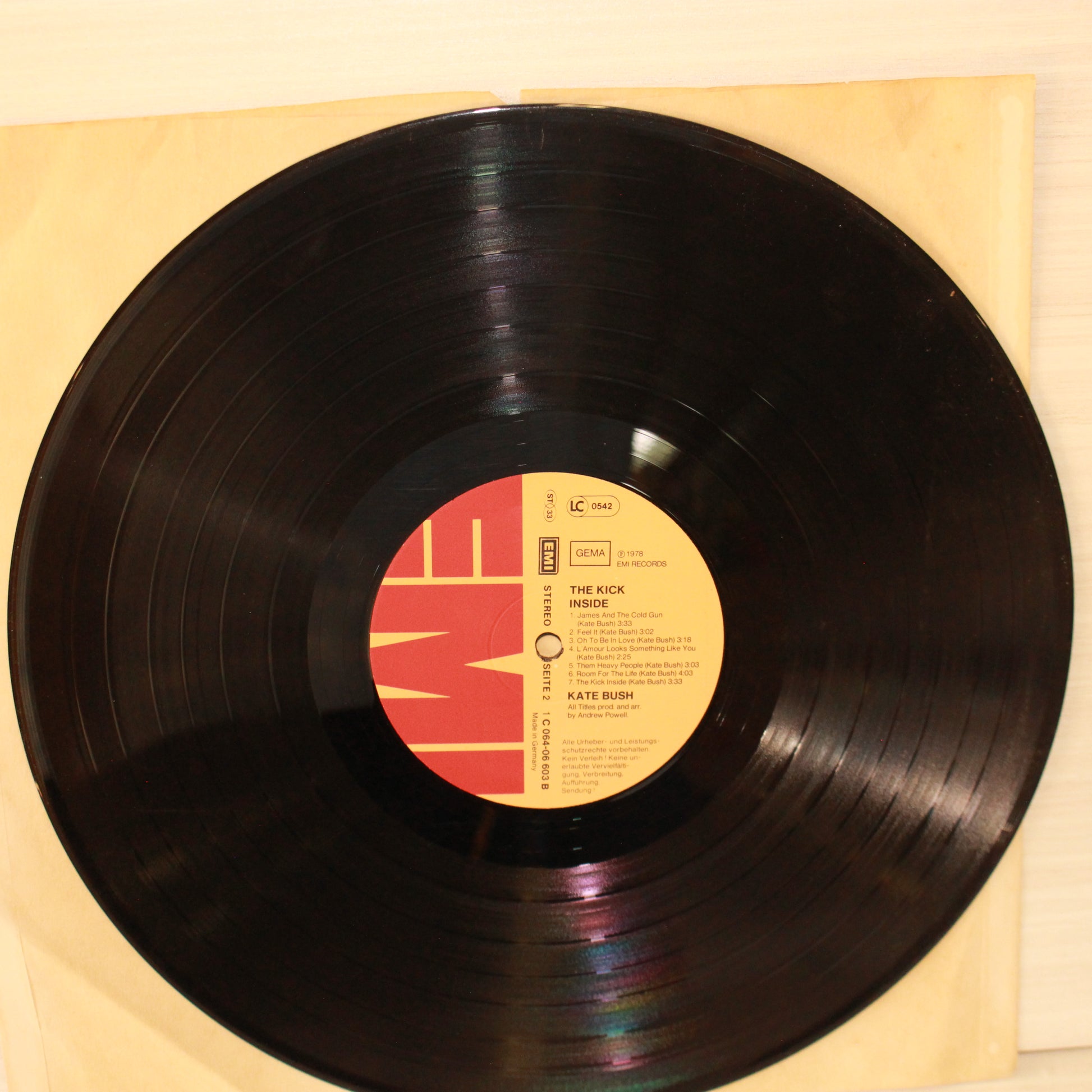 Kate Bush : The Kick Inside (LP,Album,Repress,Stereo)