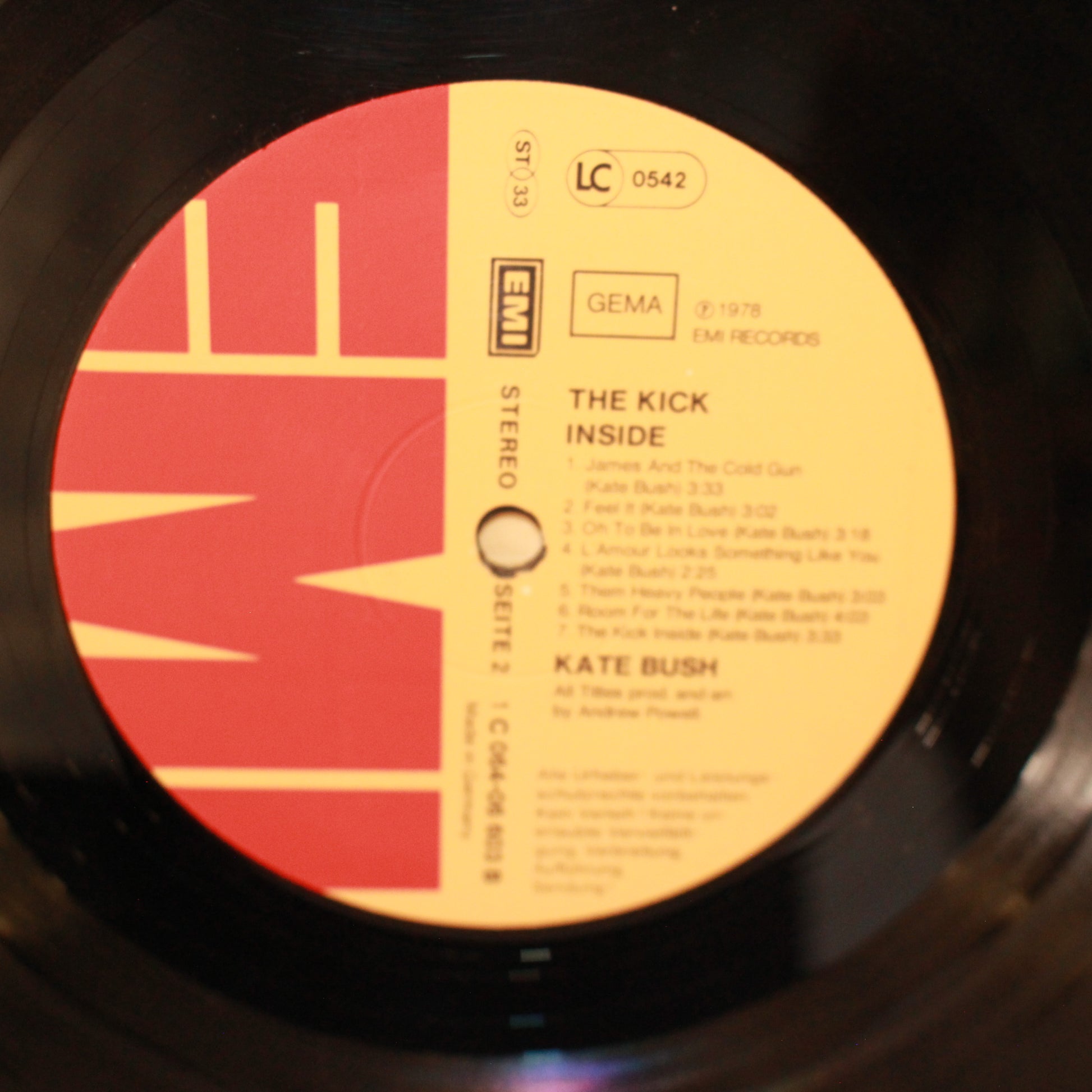 Kate Bush : The Kick Inside (LP,Album,Repress,Stereo)