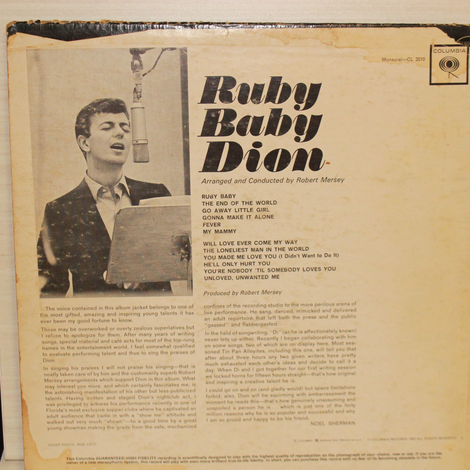 Dion (3) : Ruby Baby (LP,Album,Mono)