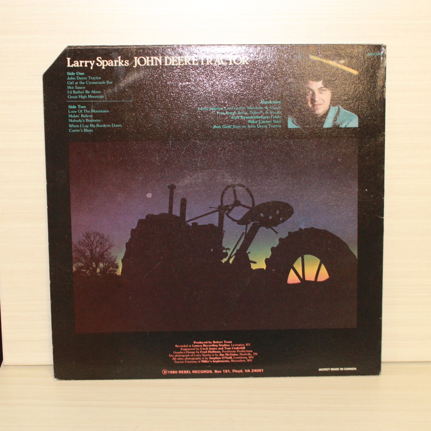 Larry Sparks : John Deere Tractor (LP,Album)