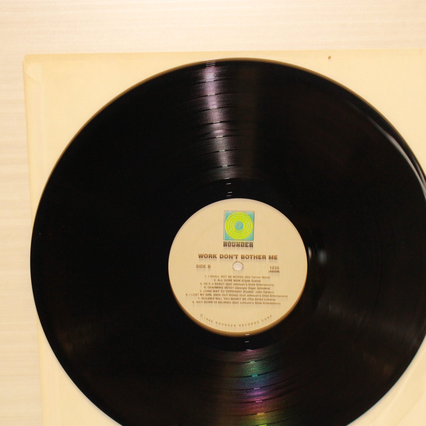 Various : Work Don't Bother Me / Old Time Comic Songs From North Georgia / Original 1926 -31 Recordings (LP,Compilation)