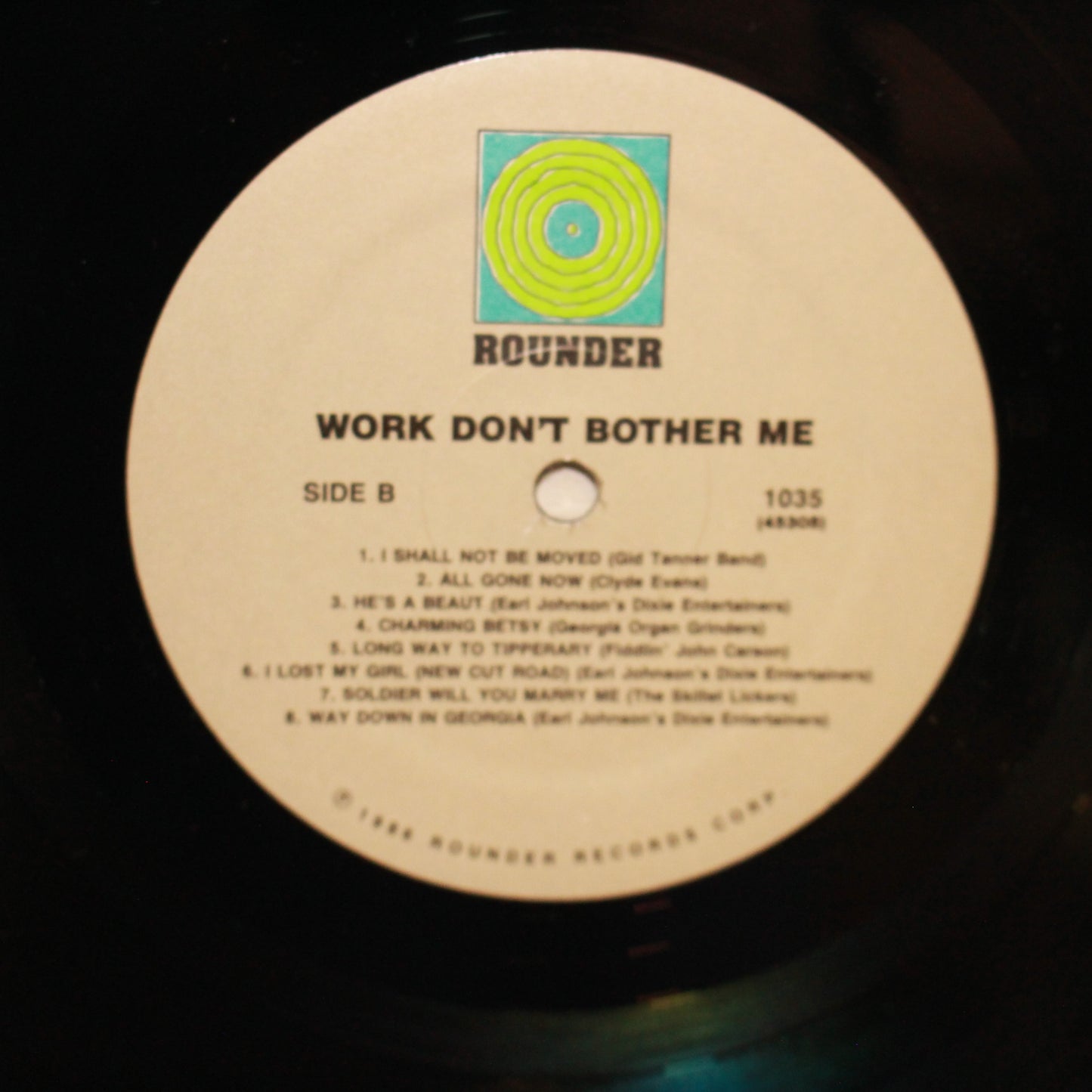Various : Work Don't Bother Me / Old Time Comic Songs From North Georgia / Original 1926 -31 Recordings (LP,Compilation)