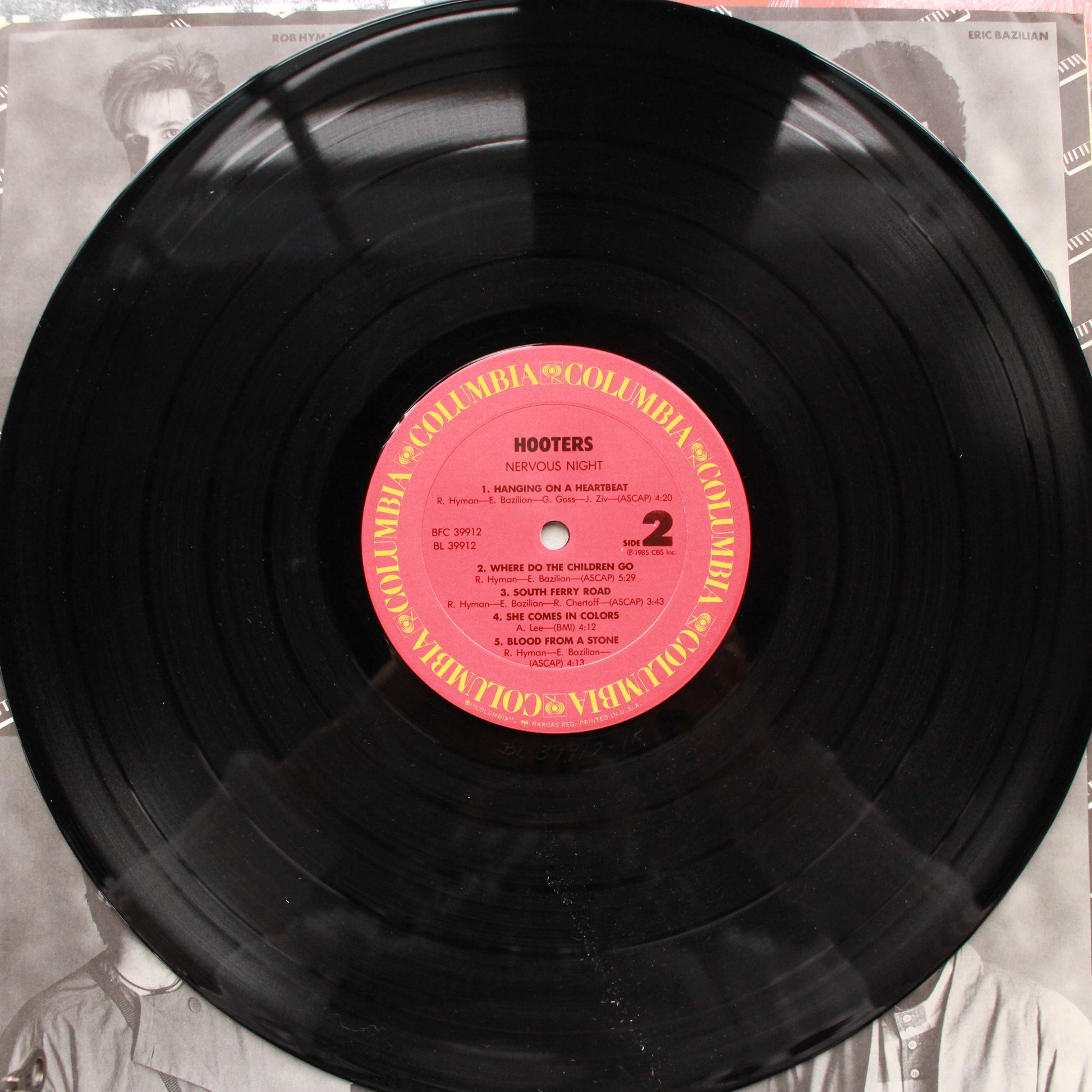 The Hooters : Nervous Night (LP,Album,Stereo)