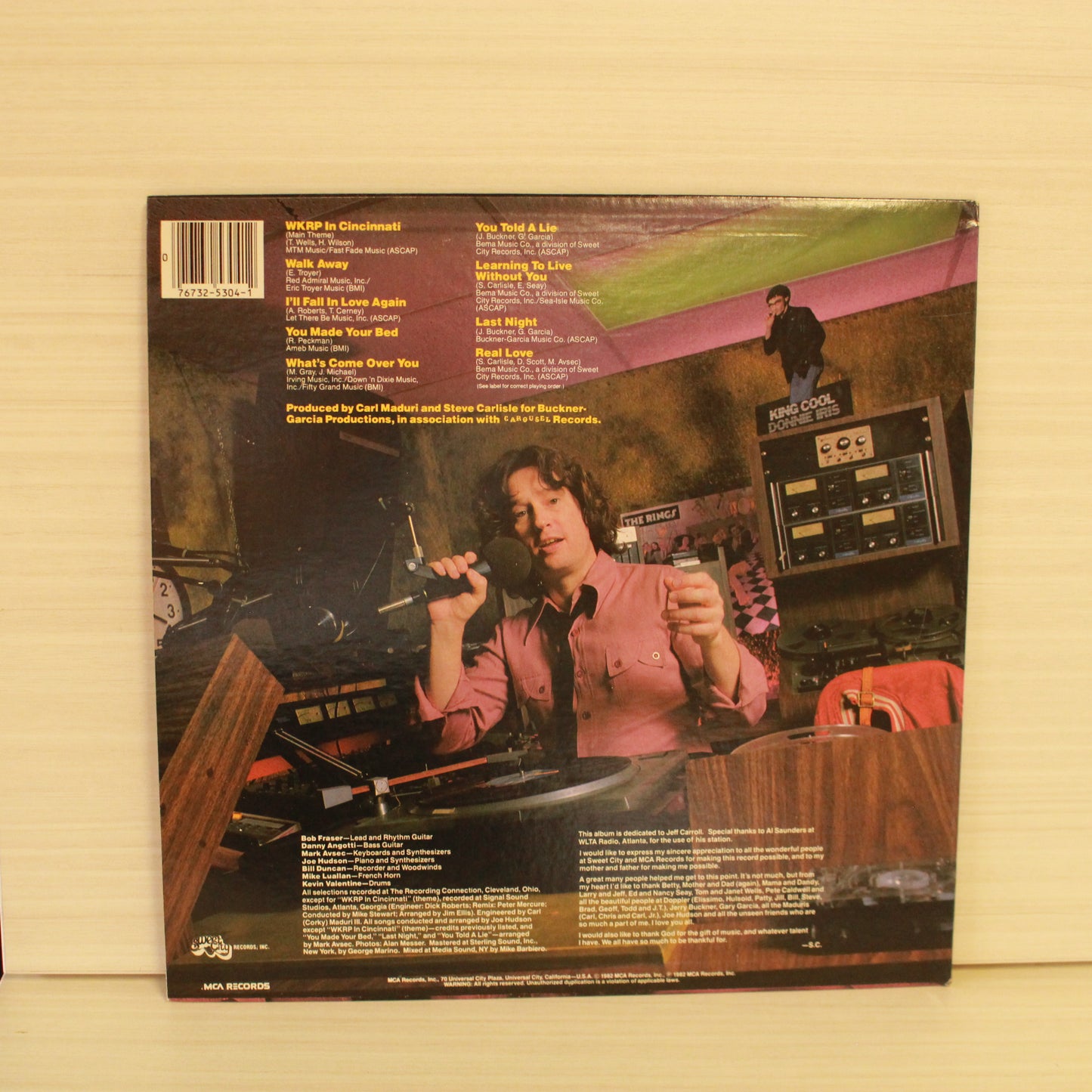 Steve Carlisle : Sings WKRP In Cincinnati (LP)