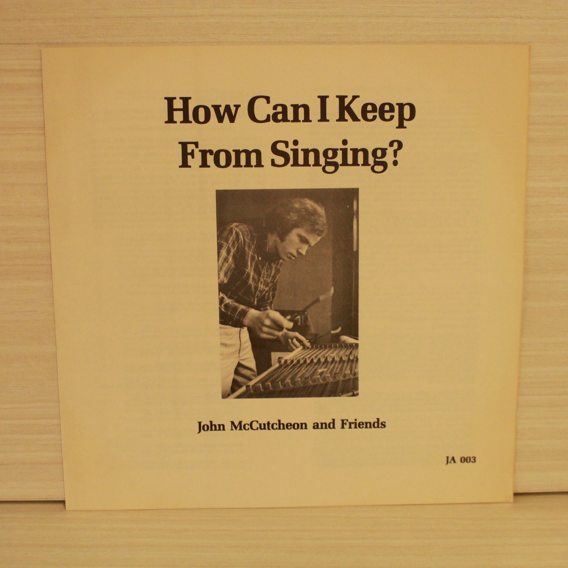 John McCutcheon : How Can I Keep From Singing? (LP)