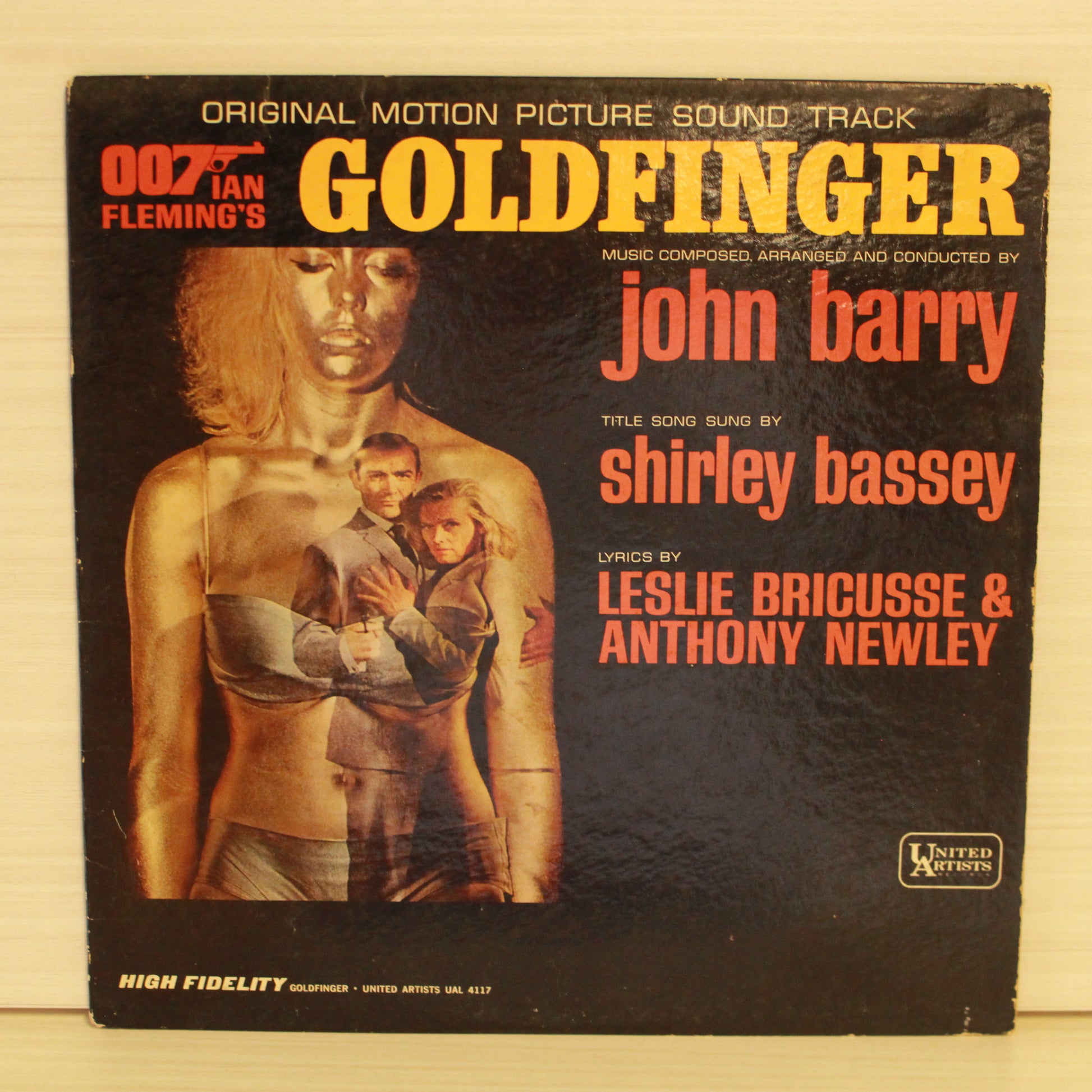 John Barry : Goldfinger (Original Motion Picture Soundtrack) (LP,Album,Mono)