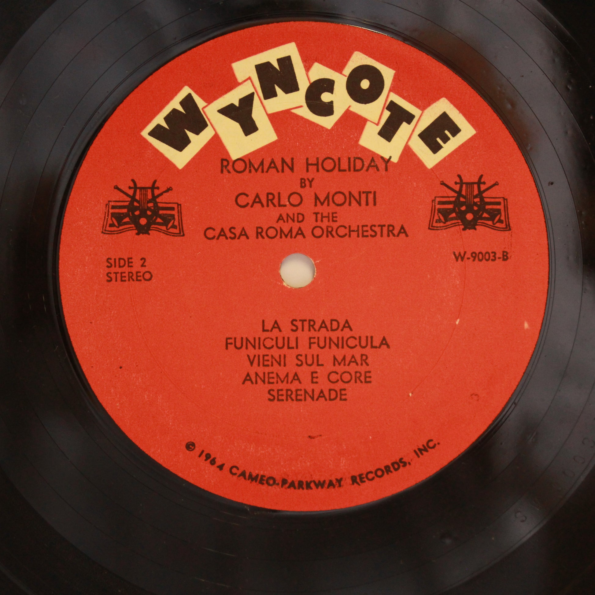 Carlo Monti And The Casa Roma Orchestra : Roman Holiday (LP,Album,Stereo)