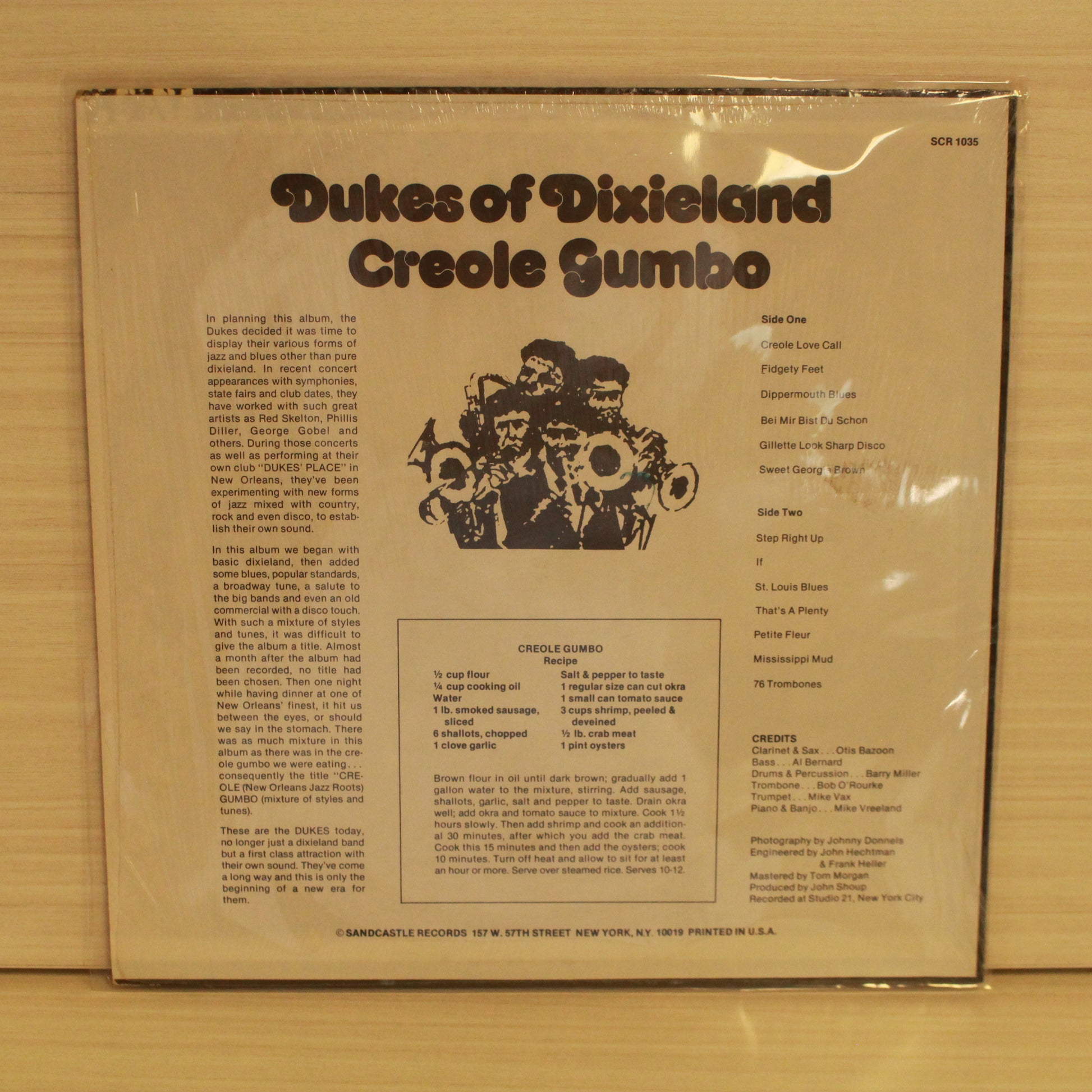 Dukes Of Dixieland : Creole Gumbo (LP,Album)