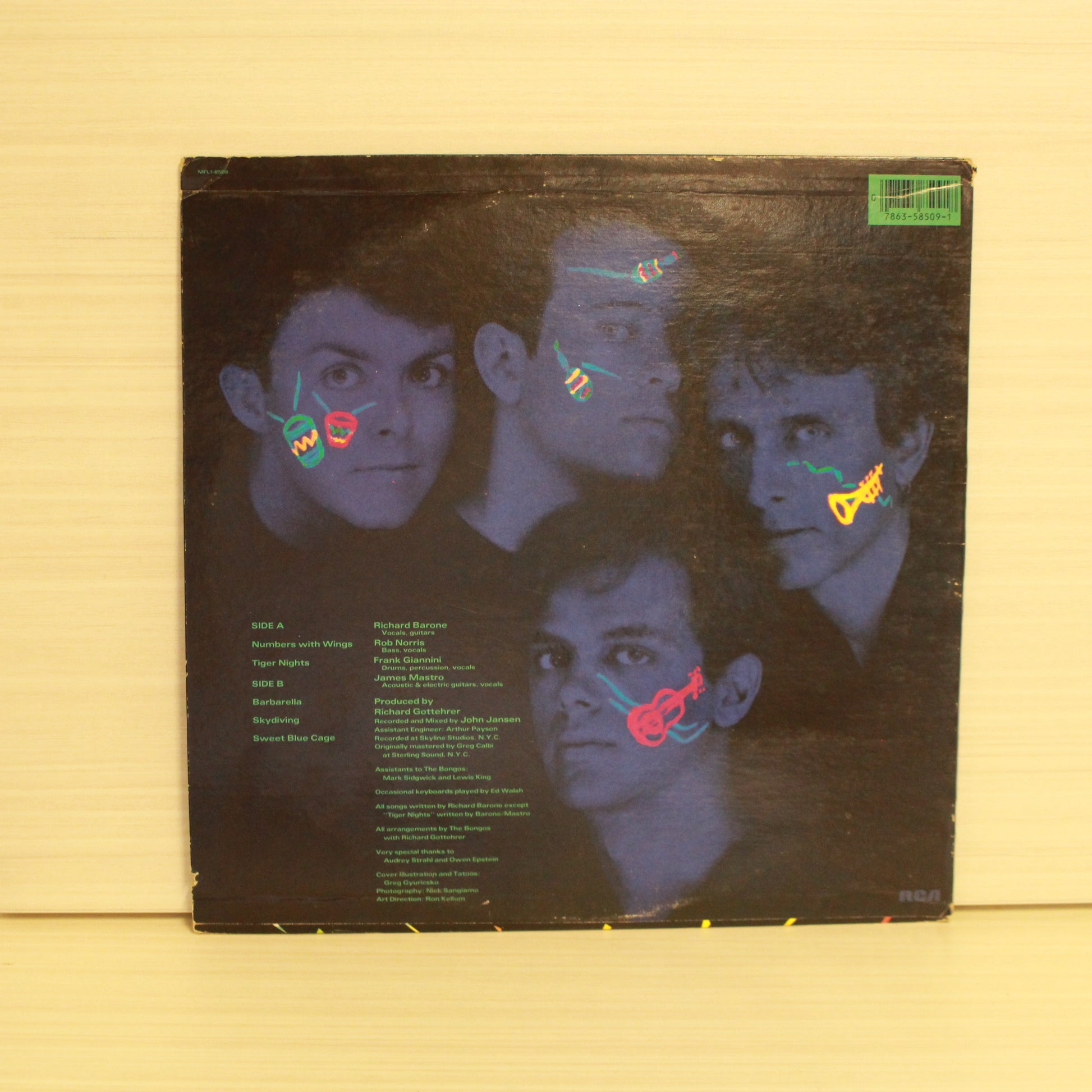 The Bongos : Numbers With Wings (LP,Mini-Album)