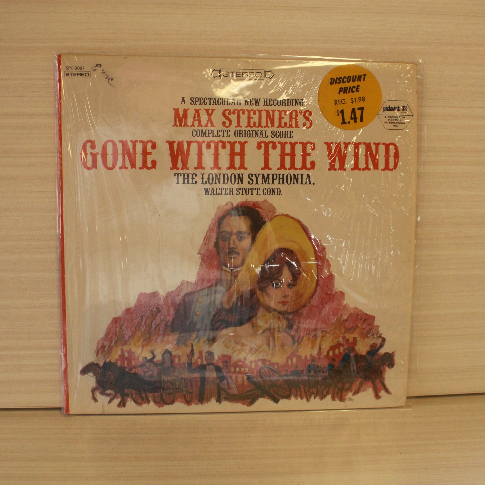 Symphonia Orchestra : Max Steiner's Complete Original Score Gone With The Wind (LP,Album)