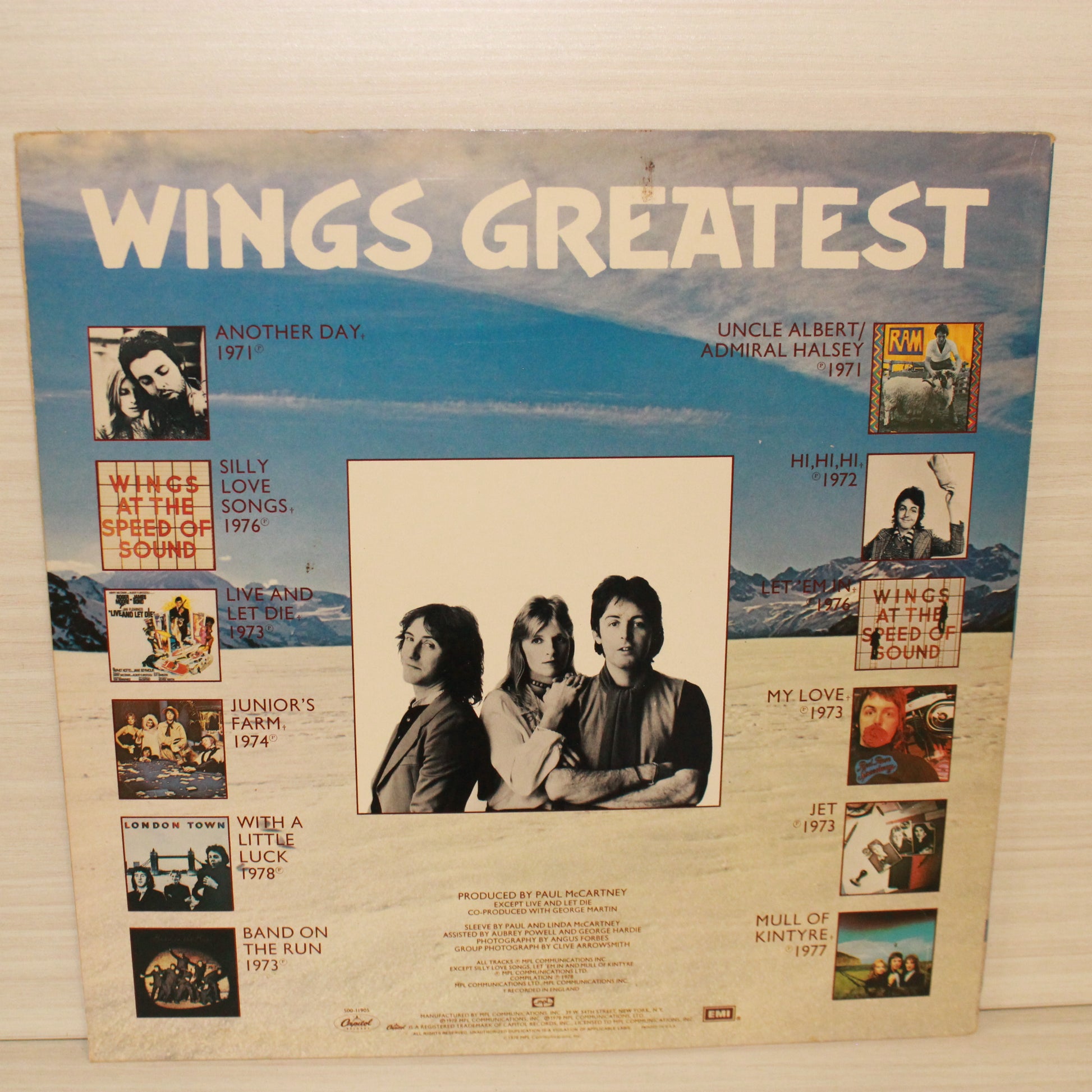 Wings (2) : Wings Greatest (LP,Compilation)