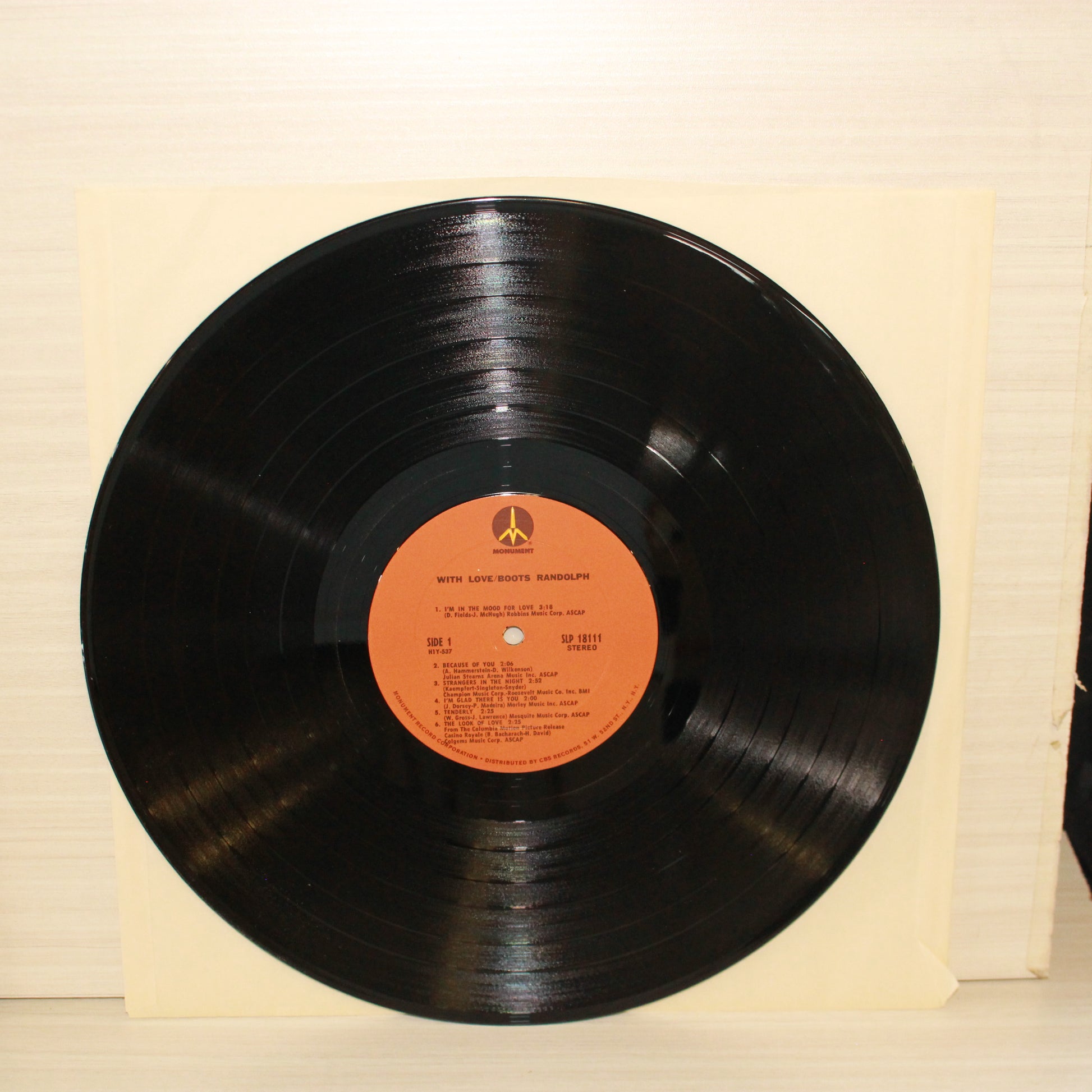 Boots Randolph : ...With Love (LP,Album)