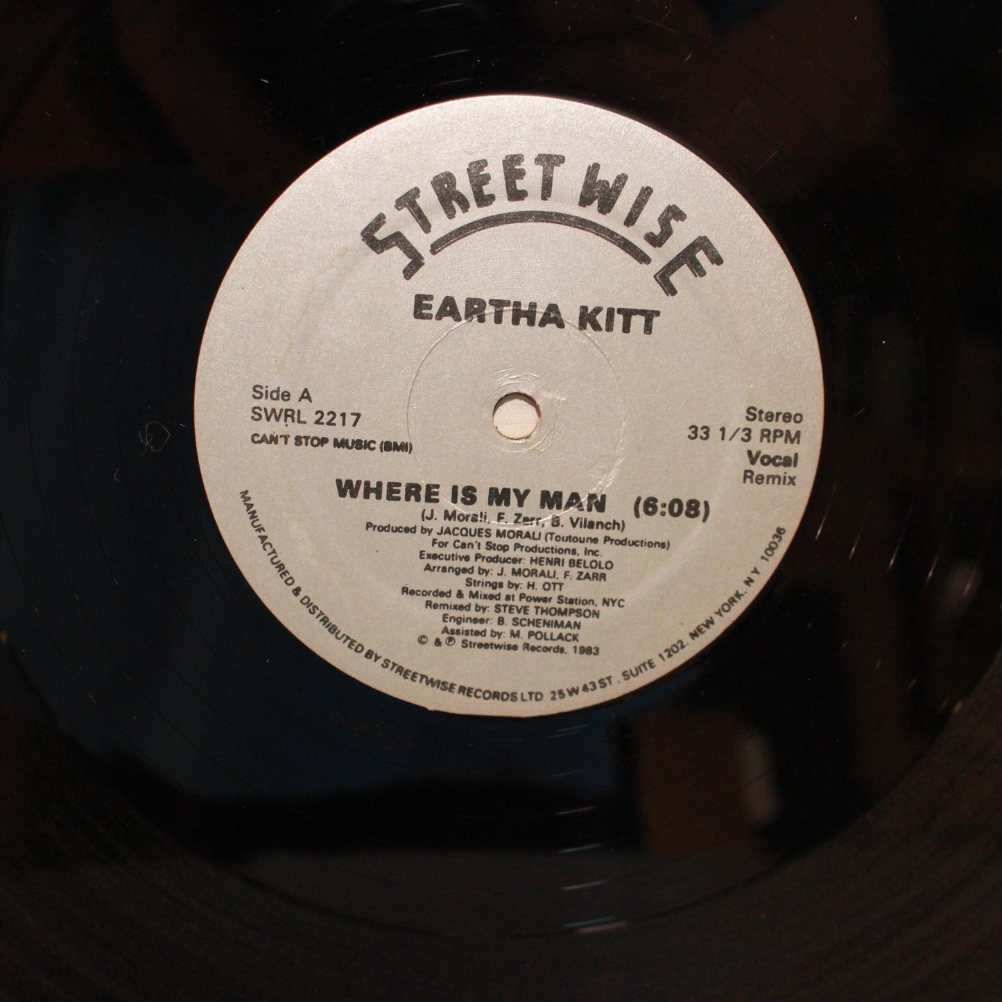 Eartha Kitt : Where Is My Man (Remix) (12",33 ⅓ RPM,Maxi-Single,Promo)