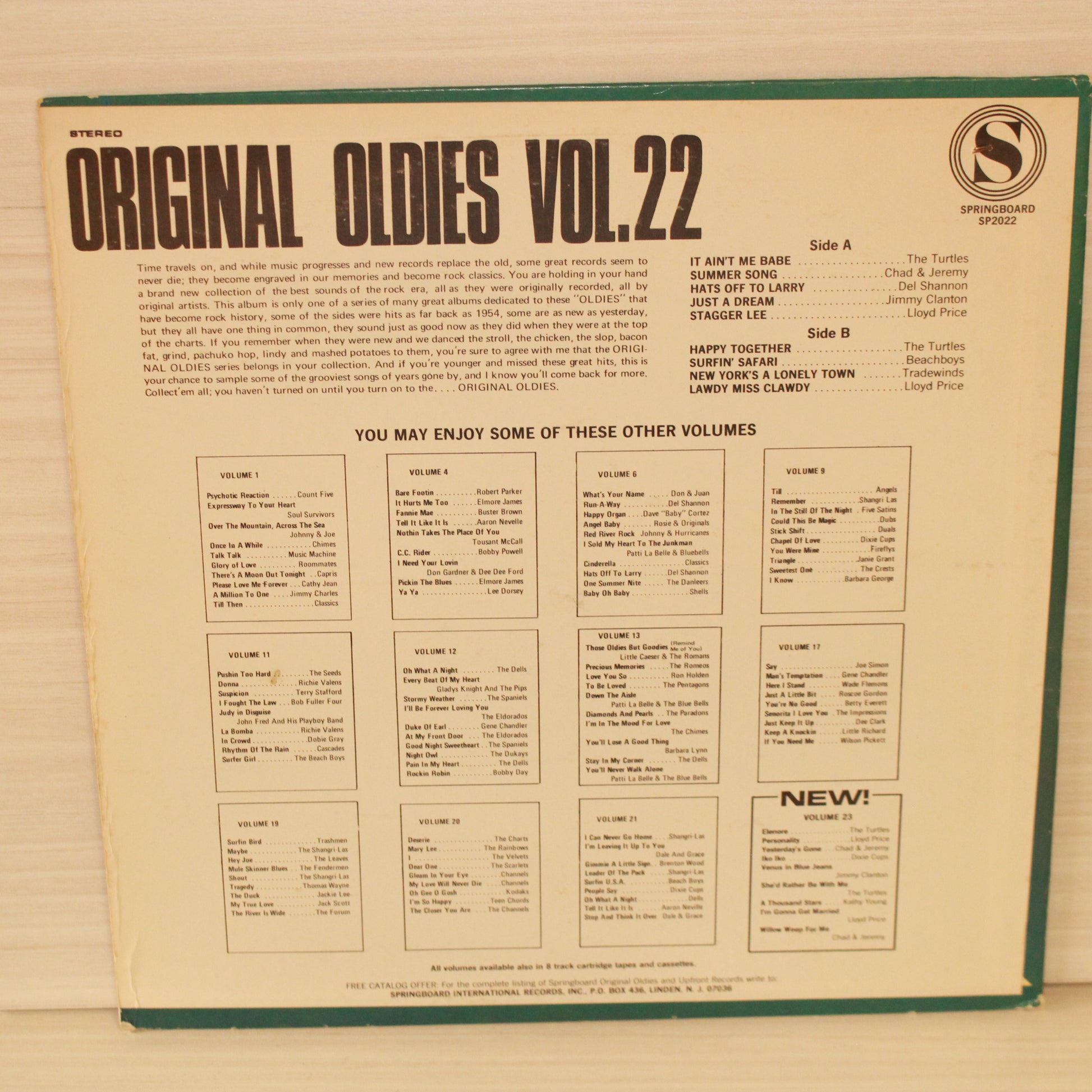 Various : Original Oldies Vol. 22 (LP,Compilation)