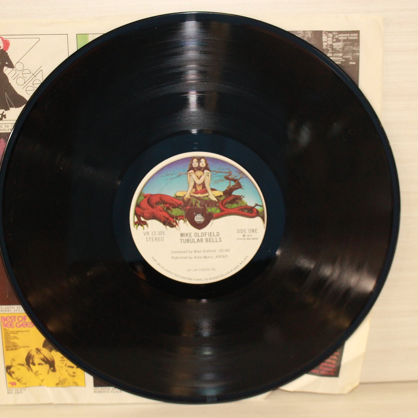 Mike Oldfield : Tubular Bells (LP,Album,Stereo)