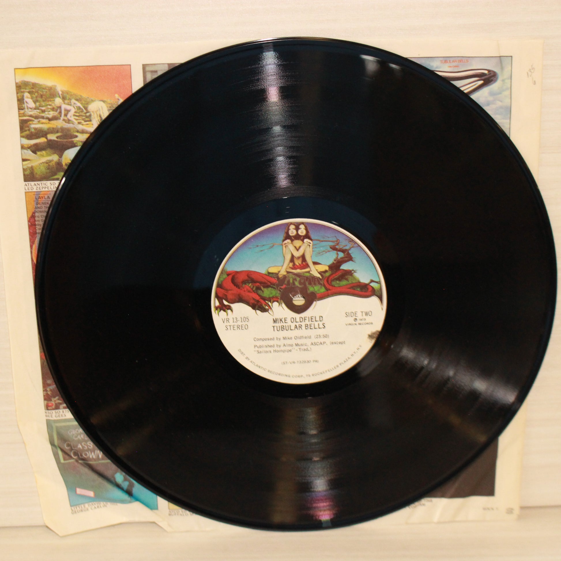 Mike Oldfield : Tubular Bells (LP,Album,Stereo)