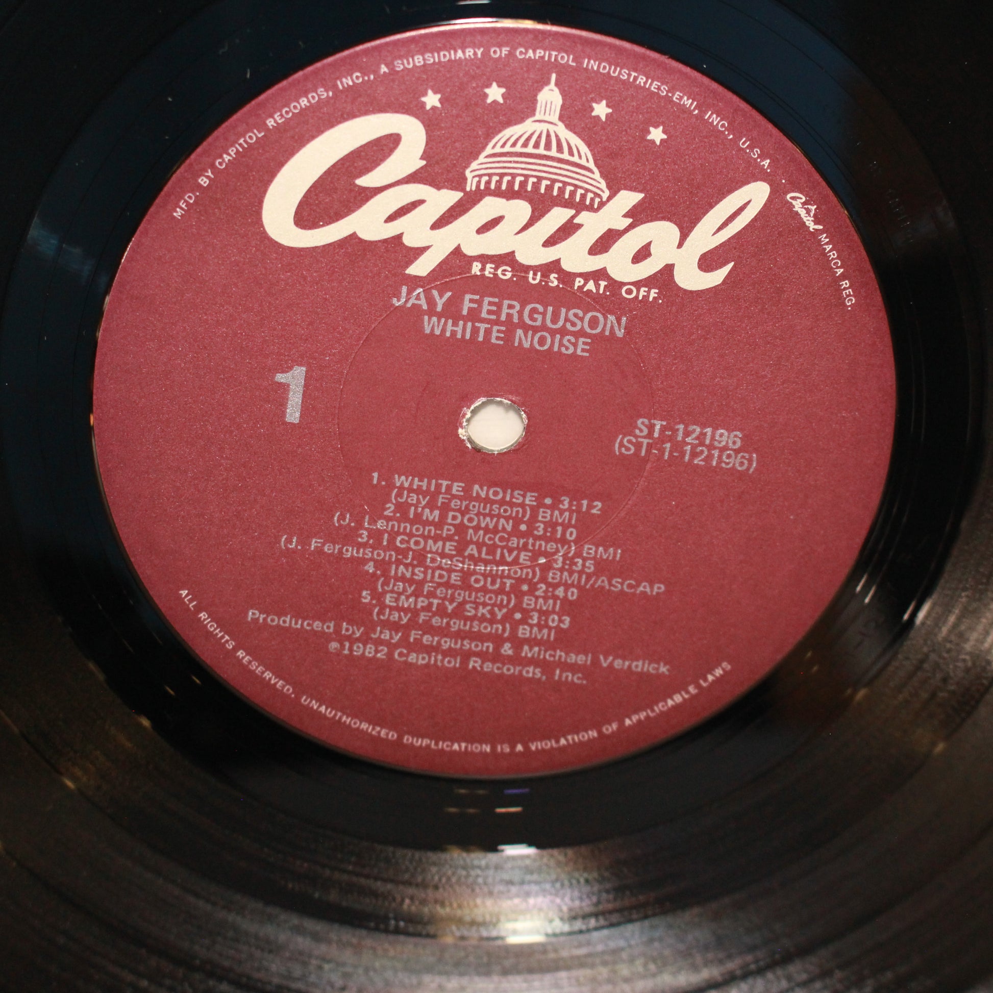 Jay Ferguson : White Noise (LP,Album)