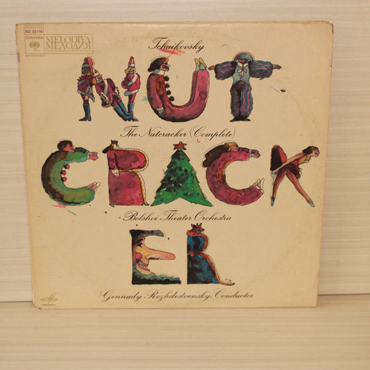 Pyotr Ilyich Tchaikovsky, Bolshoi Theatre Orchestra, Gennadi Rozhdestvensky : The Nutcracker (Complete) (LP,Album)