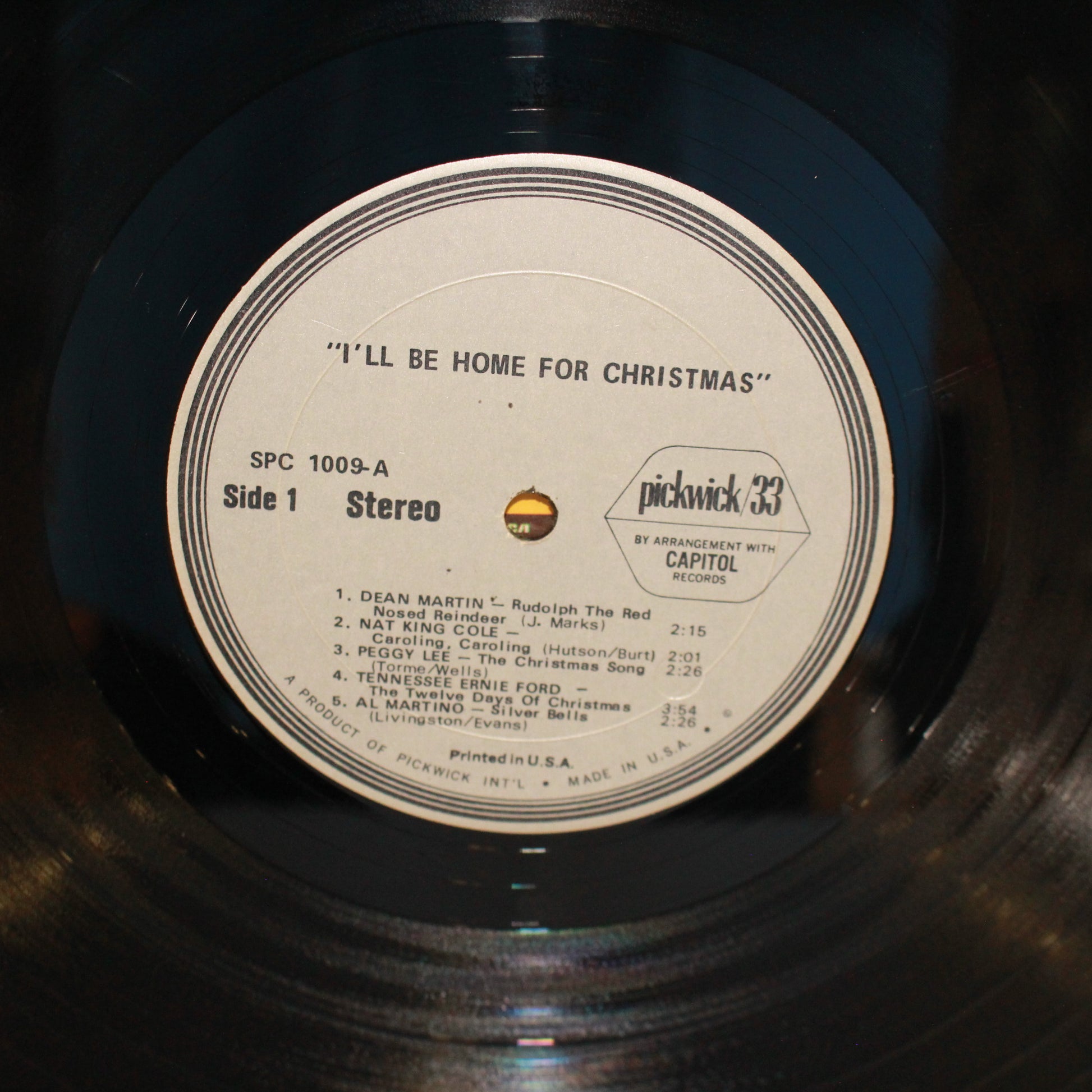 Various : I'll Be Home For Christmas (LP,Compilation,Stereo)