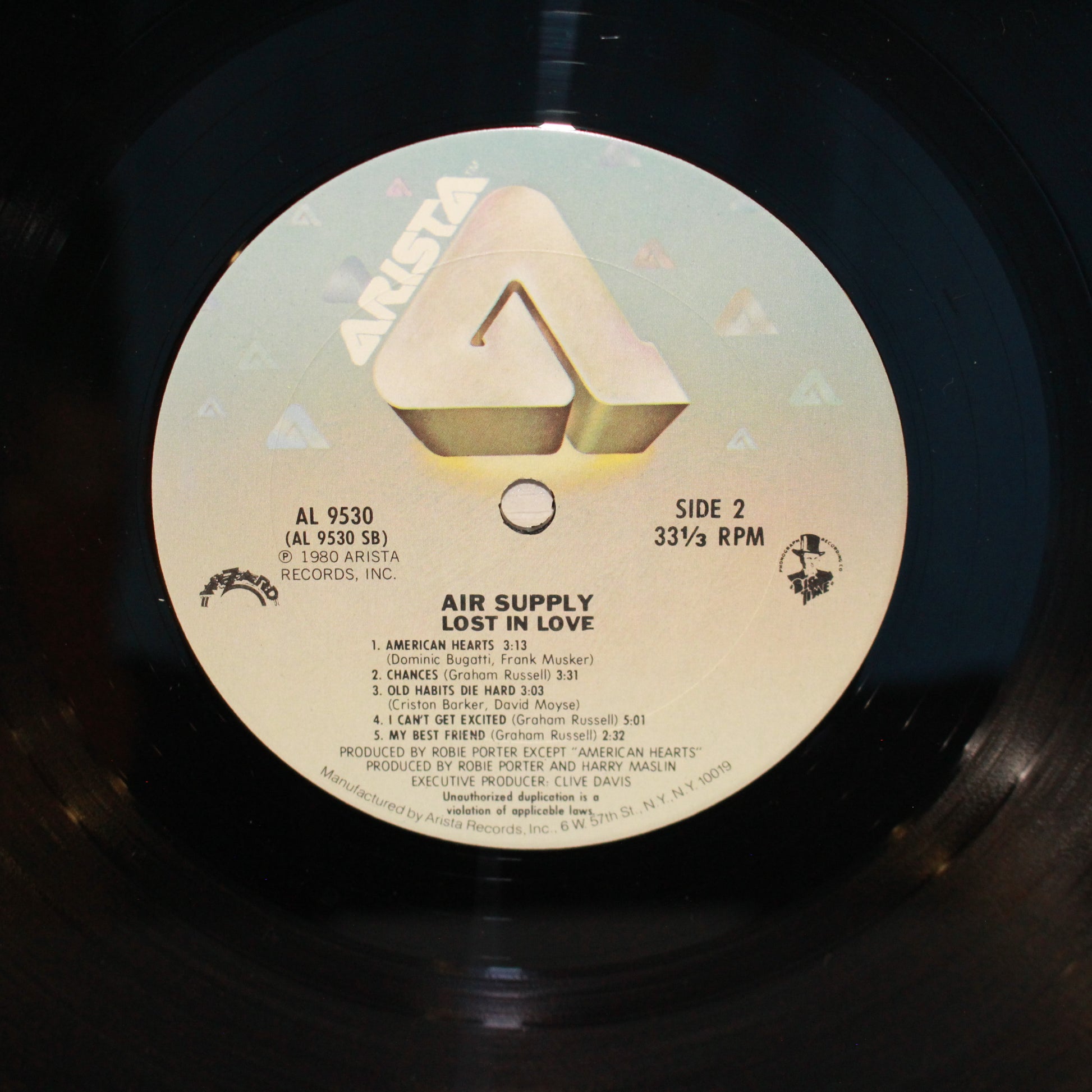 Air Supply : Lost In Love (LP,Album)
