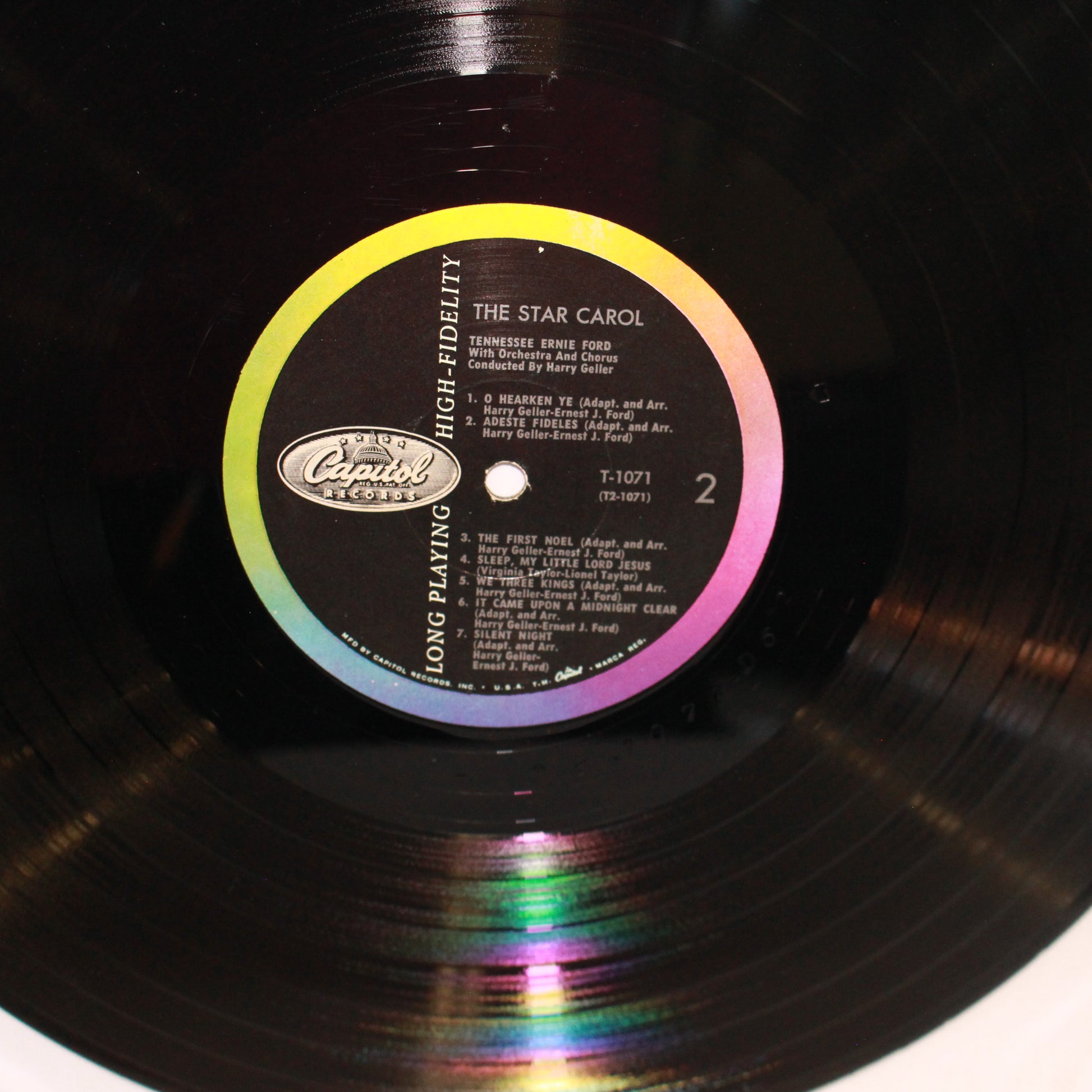 Tennessee Ernie Ford : The Star Carol (LP,Album,Repress,Mono)