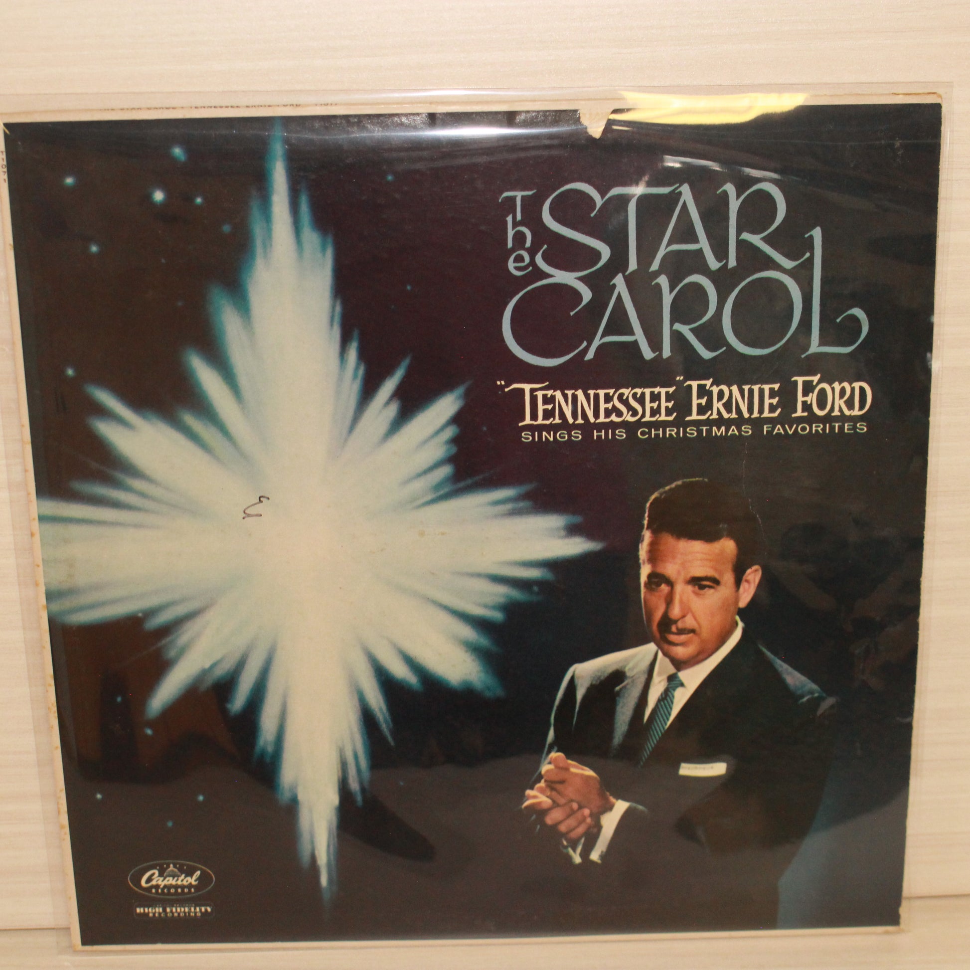 Tennessee Ernie Ford : The Star Carol (LP,Album,Repress,Mono)