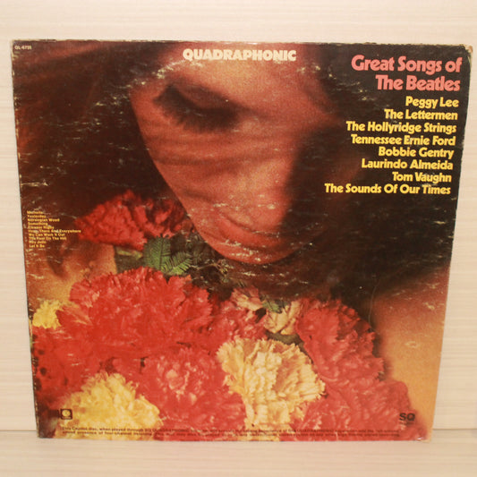 Various : Great Songs Of The Beatles (LP,Compilation,Limited Edition,Reissue,Quadraphonic)