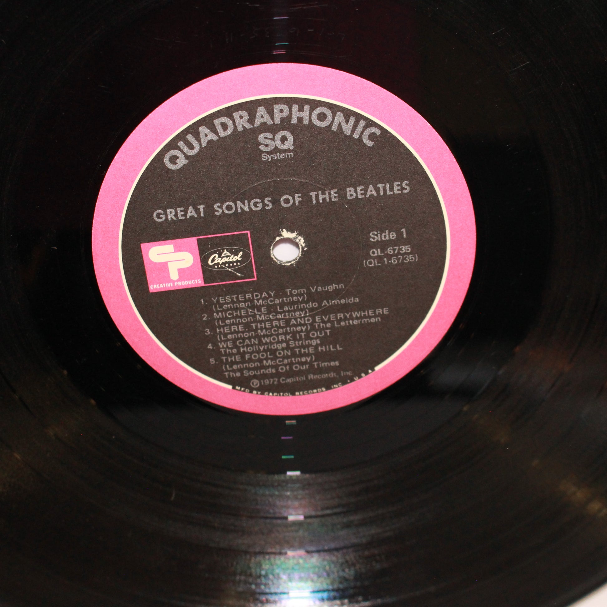 Various : Great Songs Of The Beatles (LP,Compilation,Limited Edition,Reissue,Quadraphonic)
