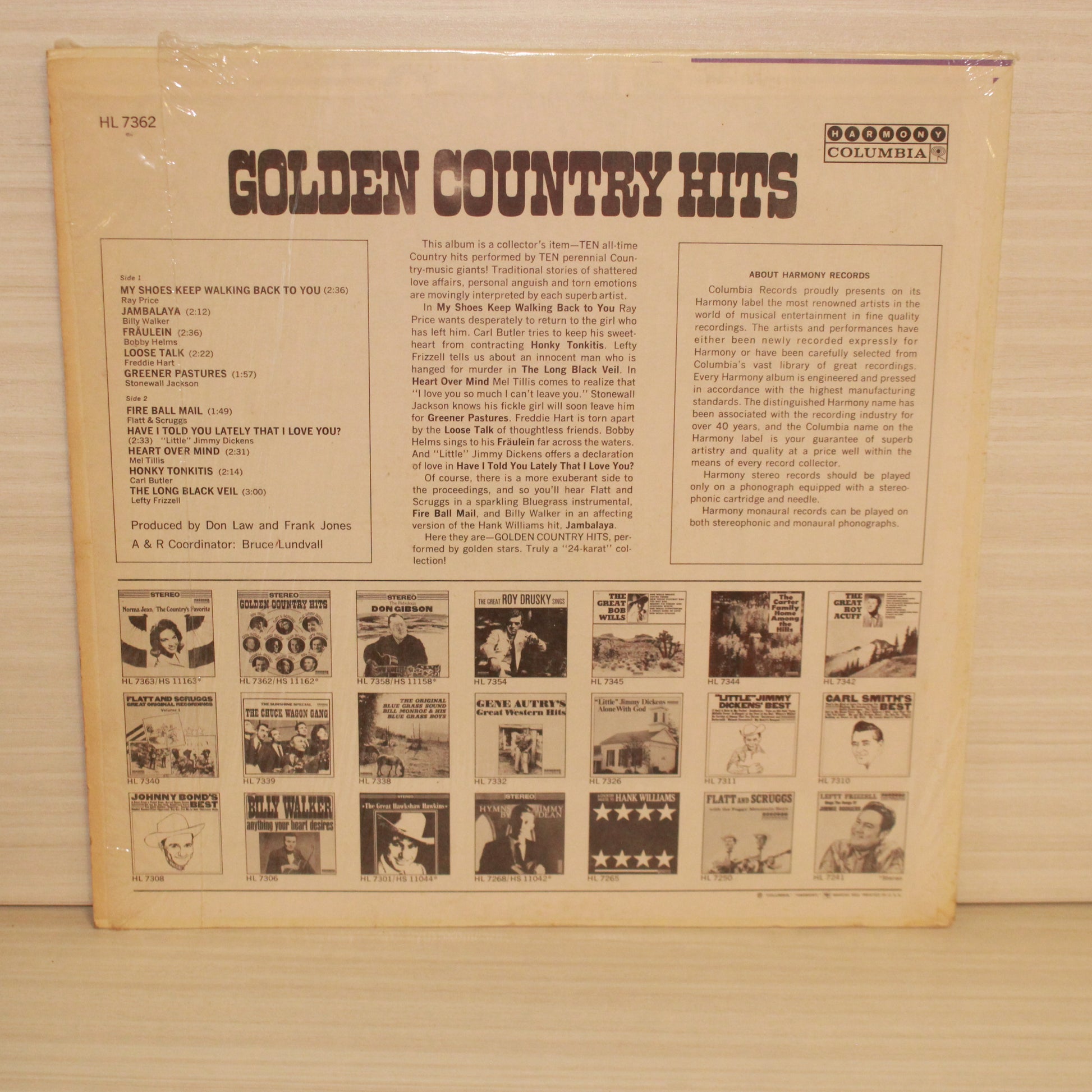 Various : Golden Country Hits (LP,Compilation)