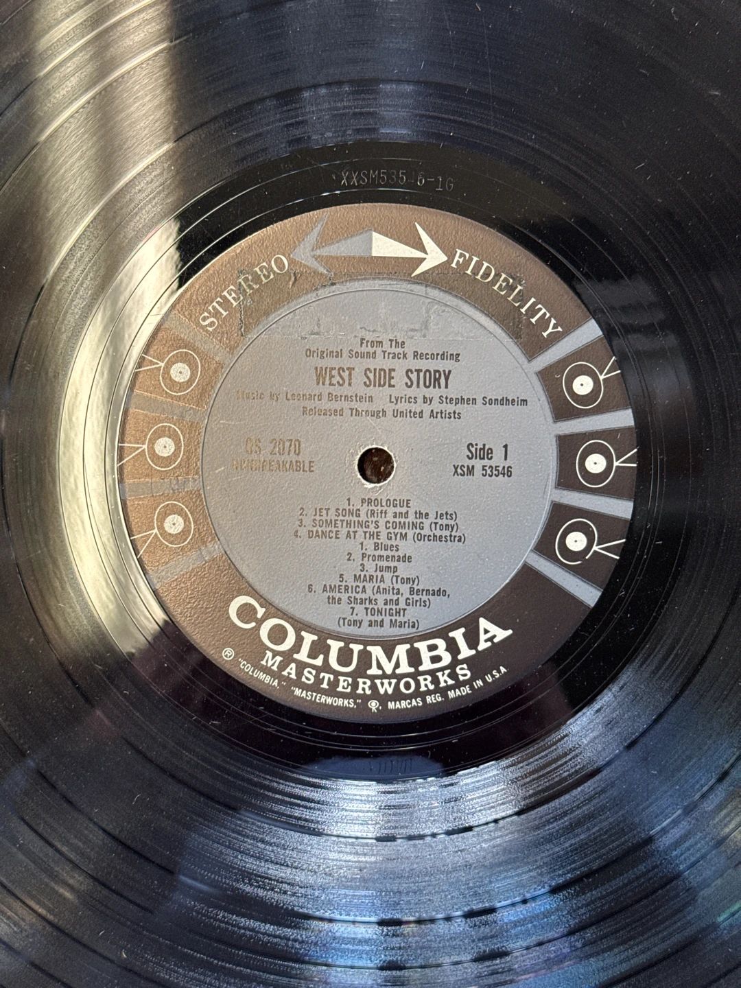 Leonard Bernstein – West Side Story (The Original Sound Track Recording) (1961, Columbia Masterworks)