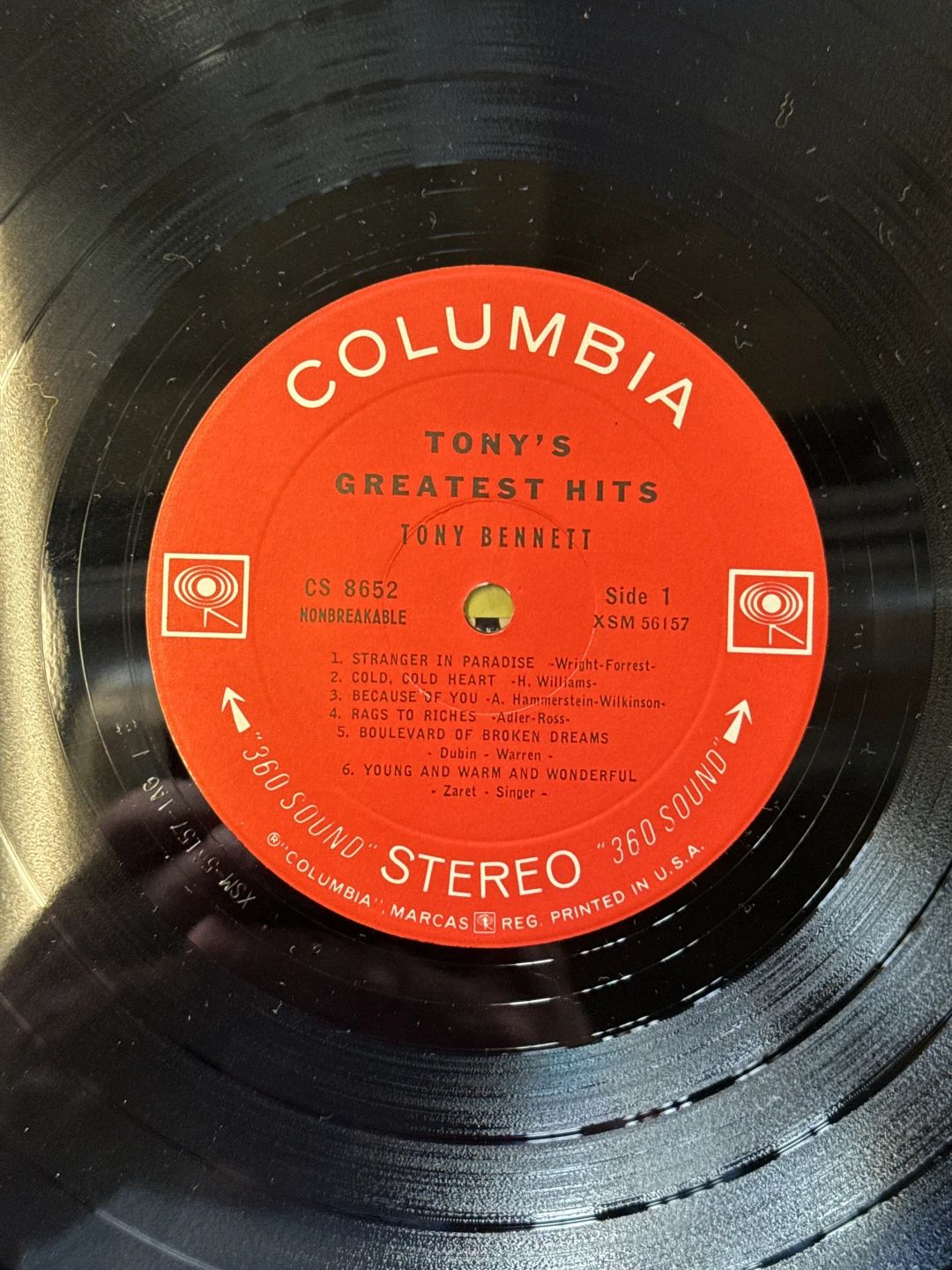 Tony Bennett – Tony's Greatest Hits (1969, Columbia)