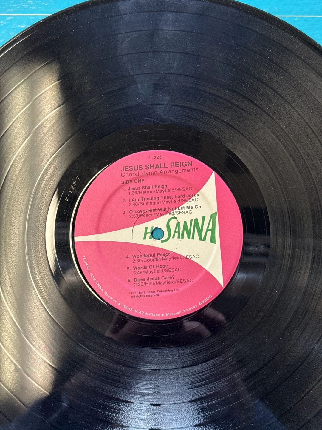 Unknown Artist – Jesus Shall Reign (1965, Lutheran Records)