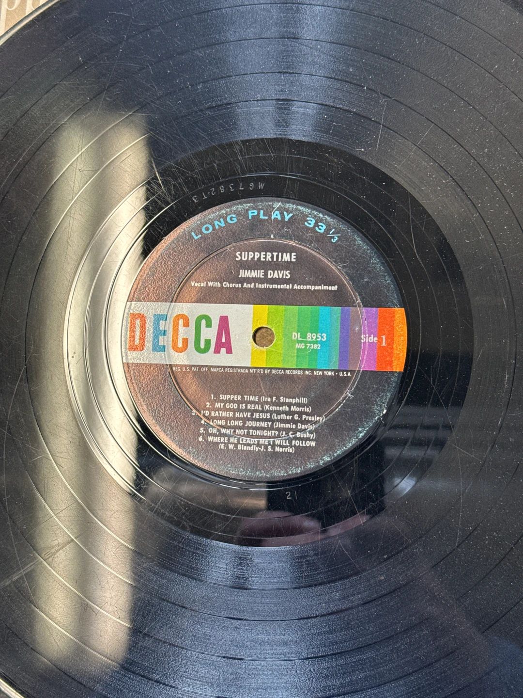 Jimmie Davis – Suppertime (1959, Decca)