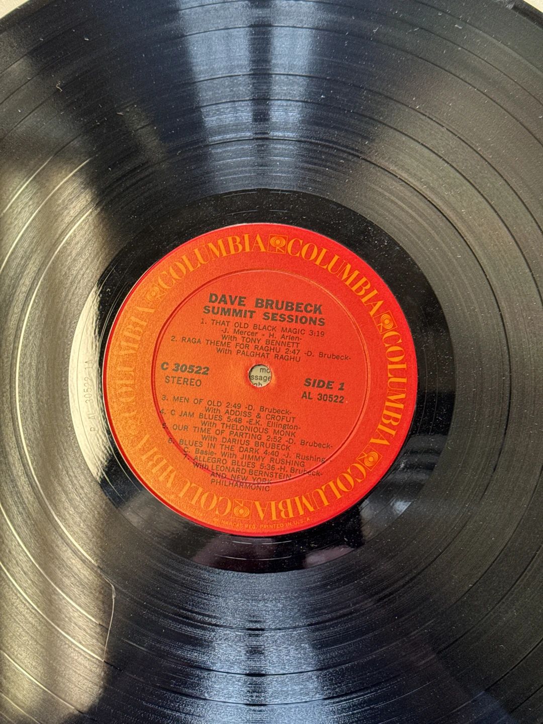 Dave Brubeck – Summit Sessions (1971, Columbia)