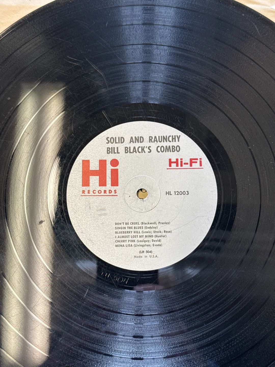 Bill Black's Combo – Solid And Raunchy (1960, Hi Records)
