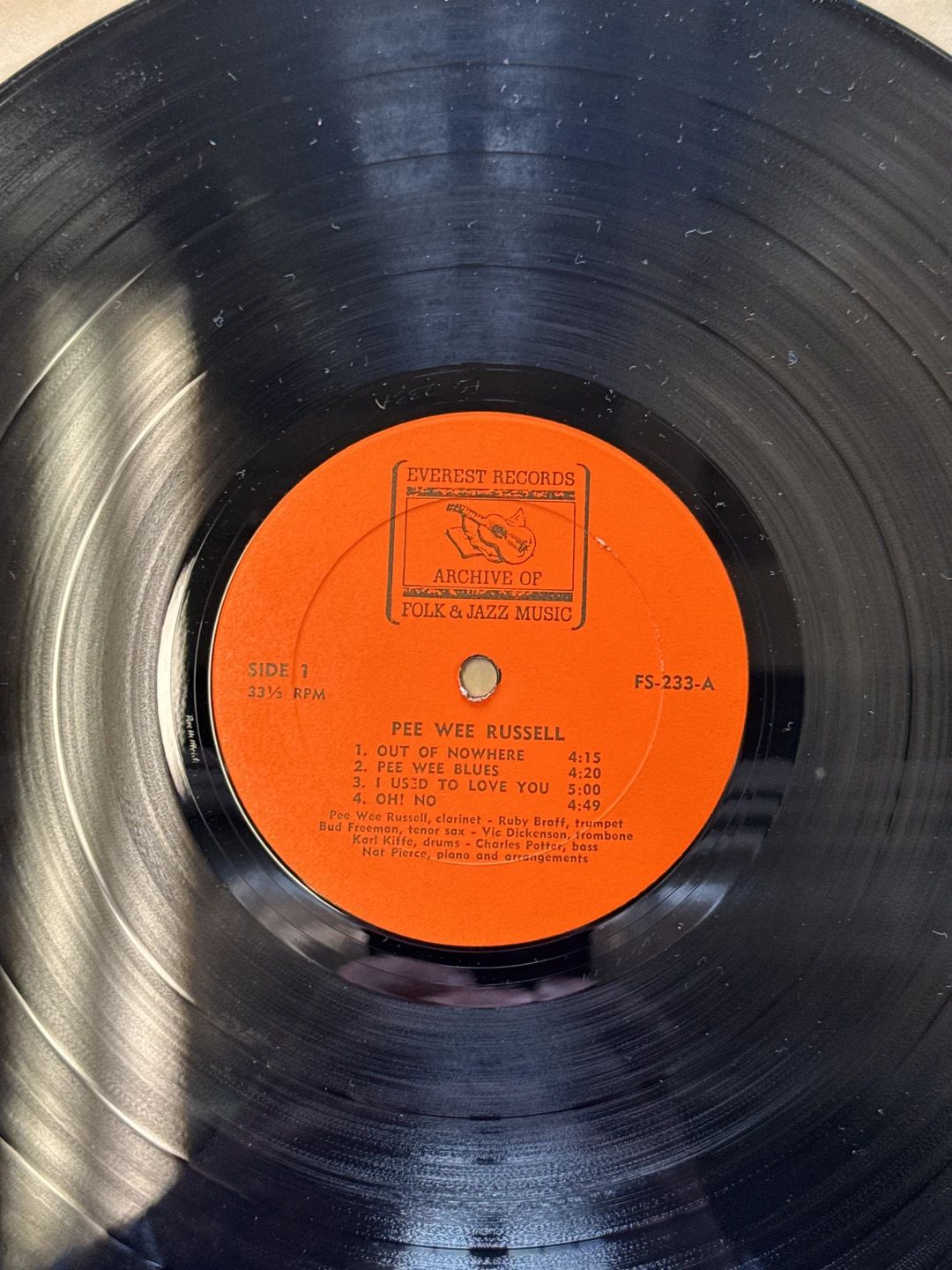 Pee Wee Russell – Pee Wee Russell (Everest Records Archive Of Folk & Jazz Music)