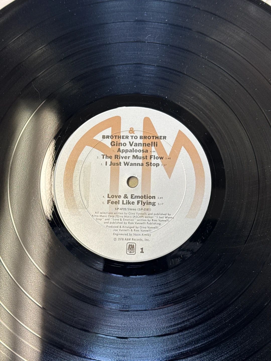 Gino Vannelli – Brother To Brother (1978, A&M Records)