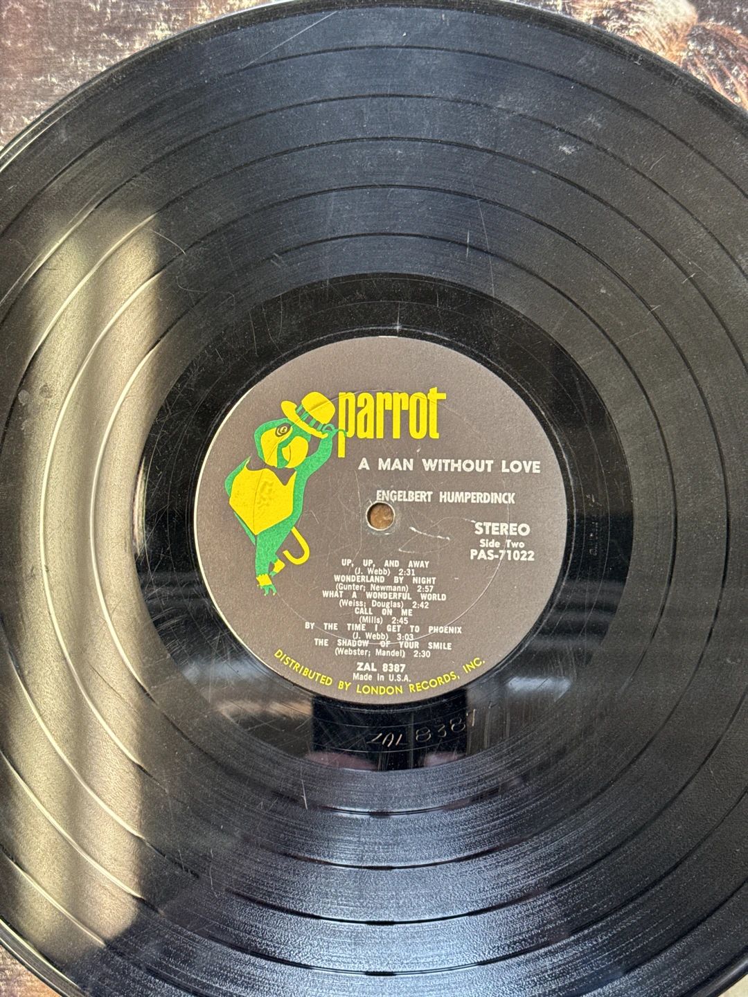Engelbert Humperdinck – A Man Without Love (1968, Parrot)
