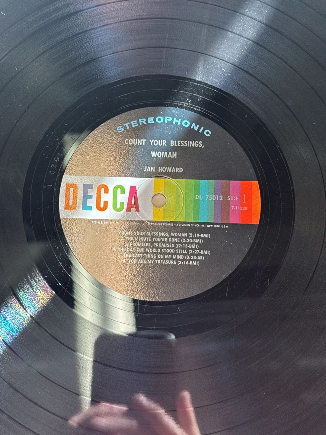 Jan Howard – Count Your Blessings, Woman (1968, Decca)