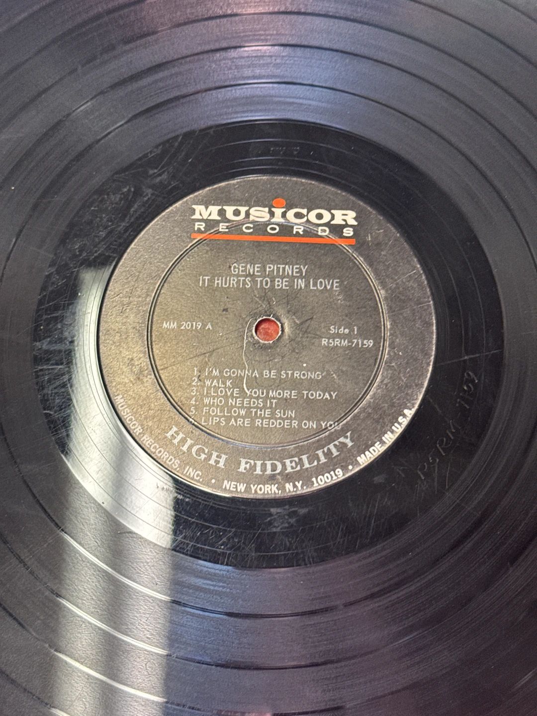Gene Pitney – It Hurts To Be In Love (1964, Musicor Records)