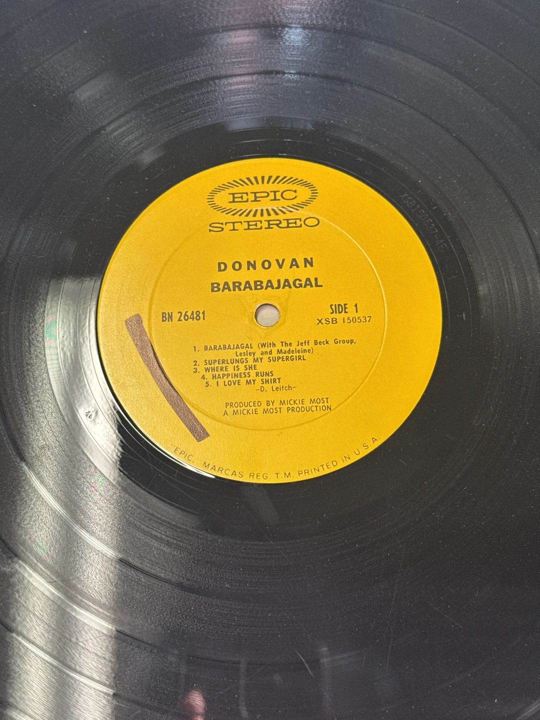 Donovan – Barabajagal (1969, Epic)